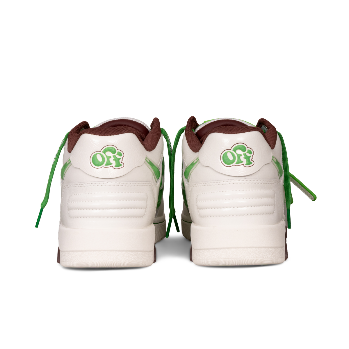 Sneakers Blancos - Verdes Off-White OOO
