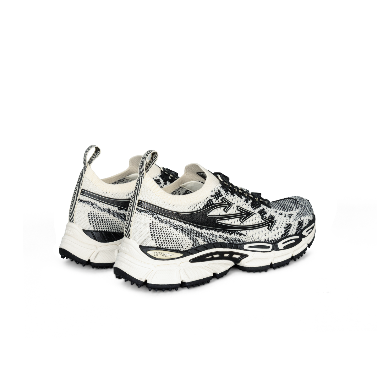 Sneakers Beige Off-White Be Right Back Knit