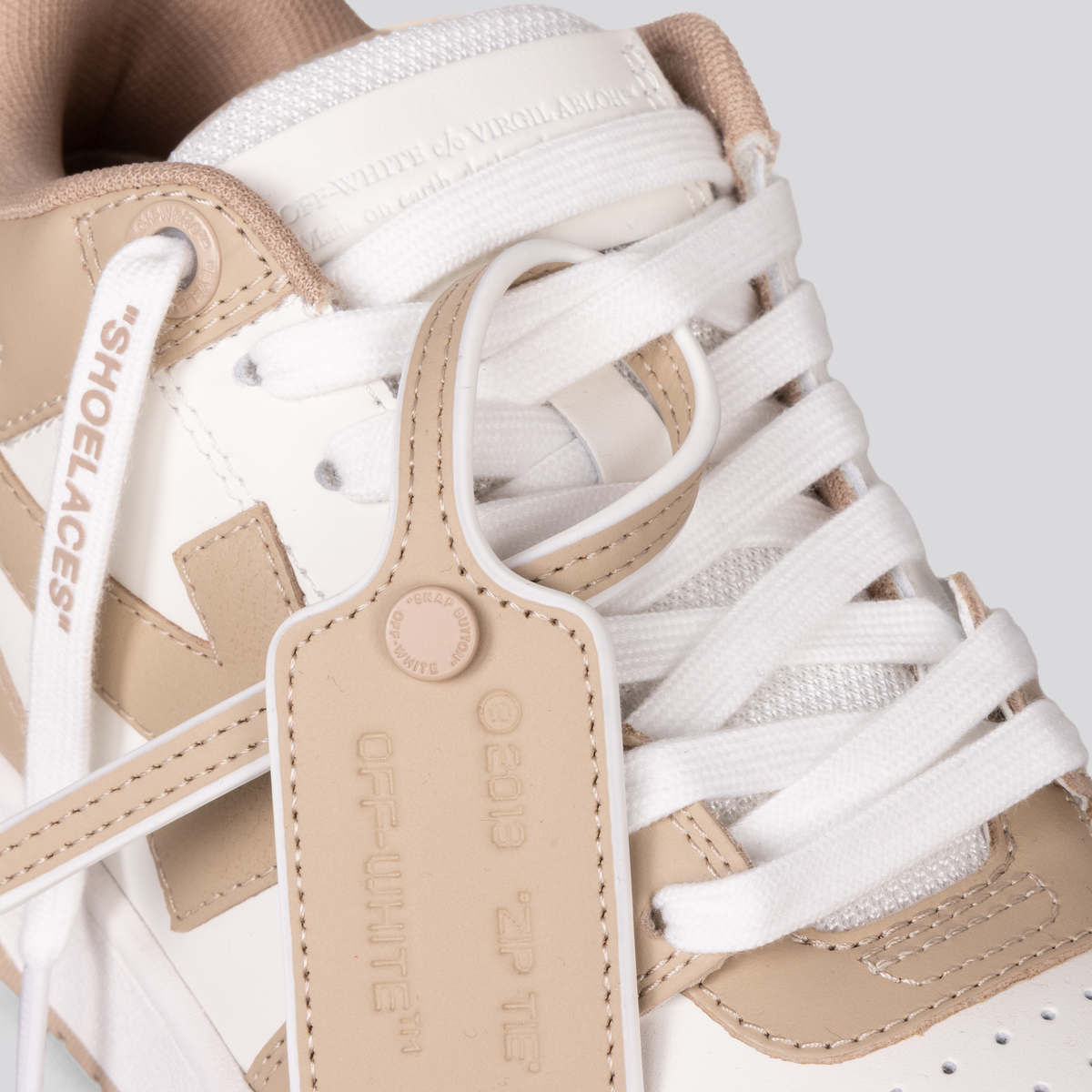 Sneakers Blancos - Beige Off-White OOO