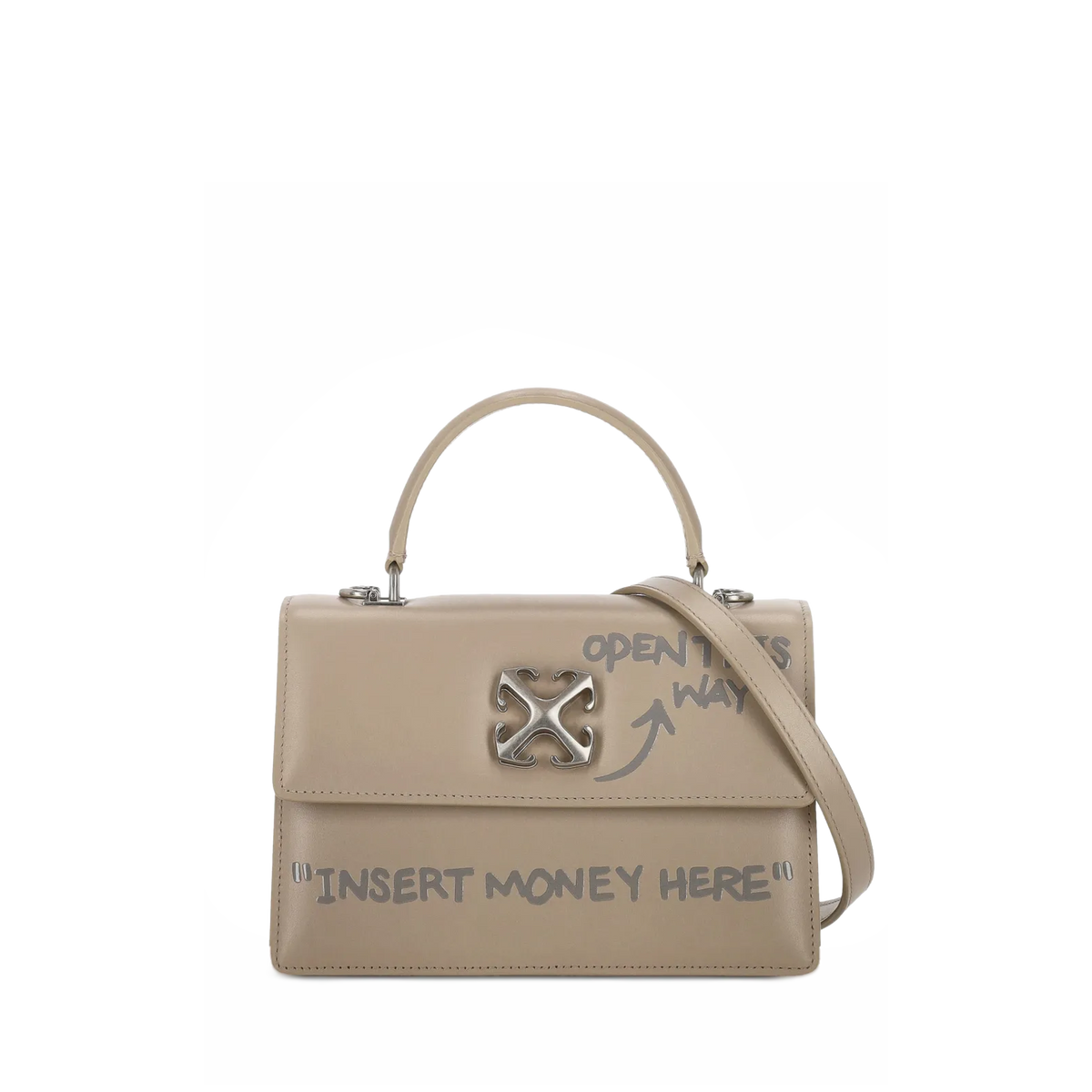 Cartera Beige Off-White 1.4 Top Handle Quote