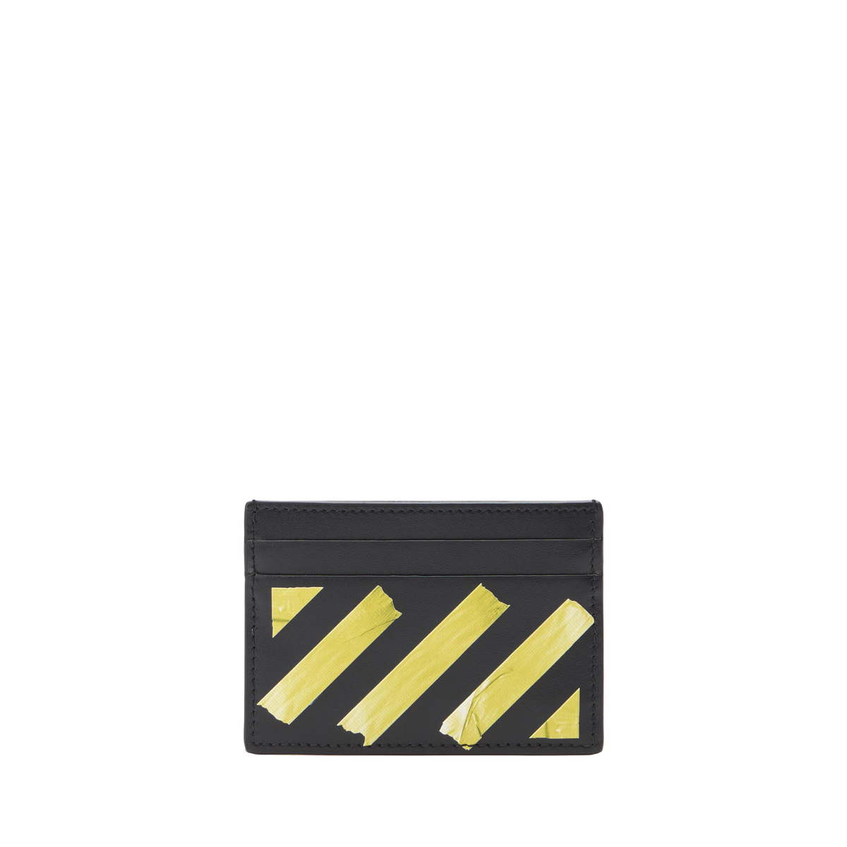 Tarjetero Negro Off-White Holder Diag Tape