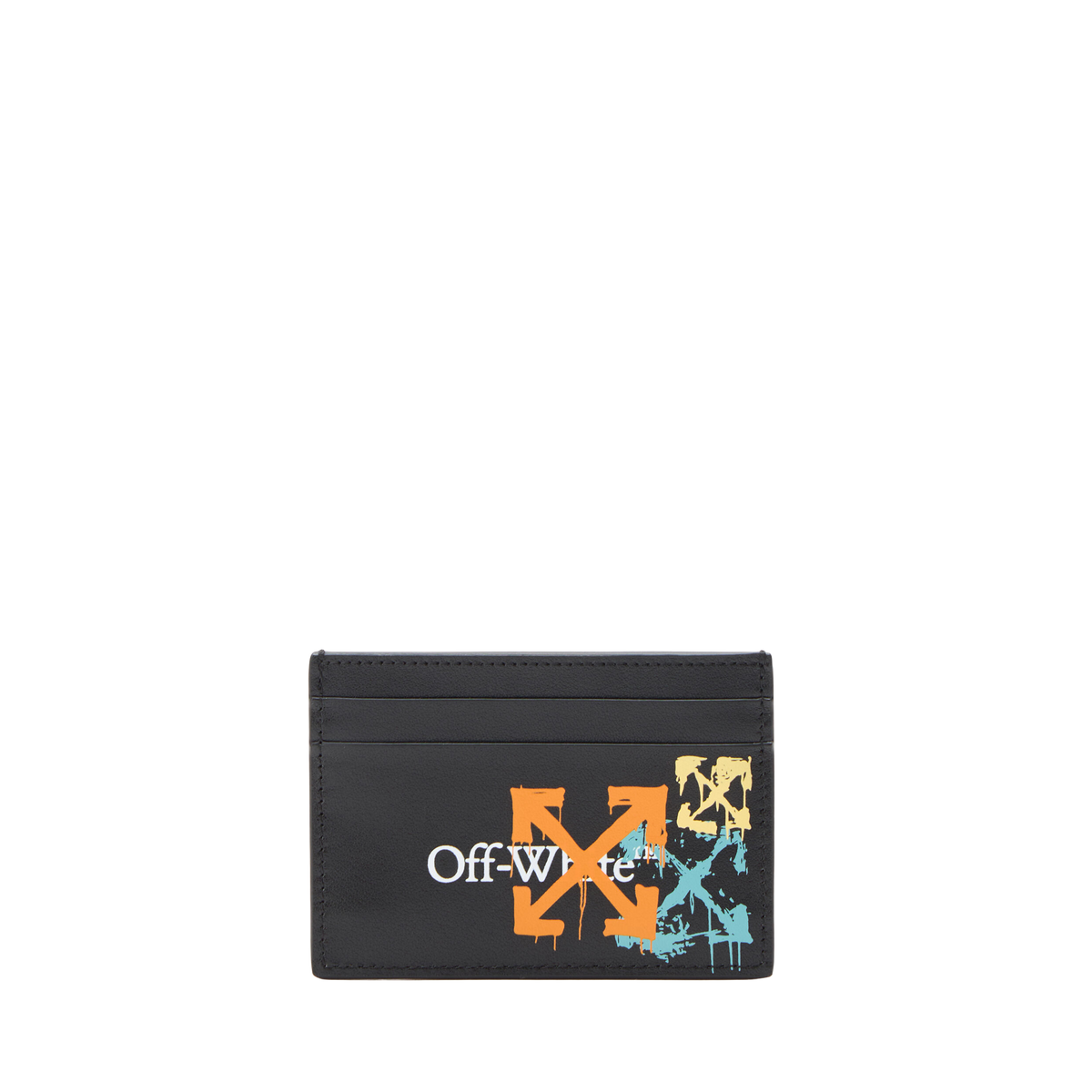 Tarjetero Negro Off-White Holder Bookish Arrow Spray