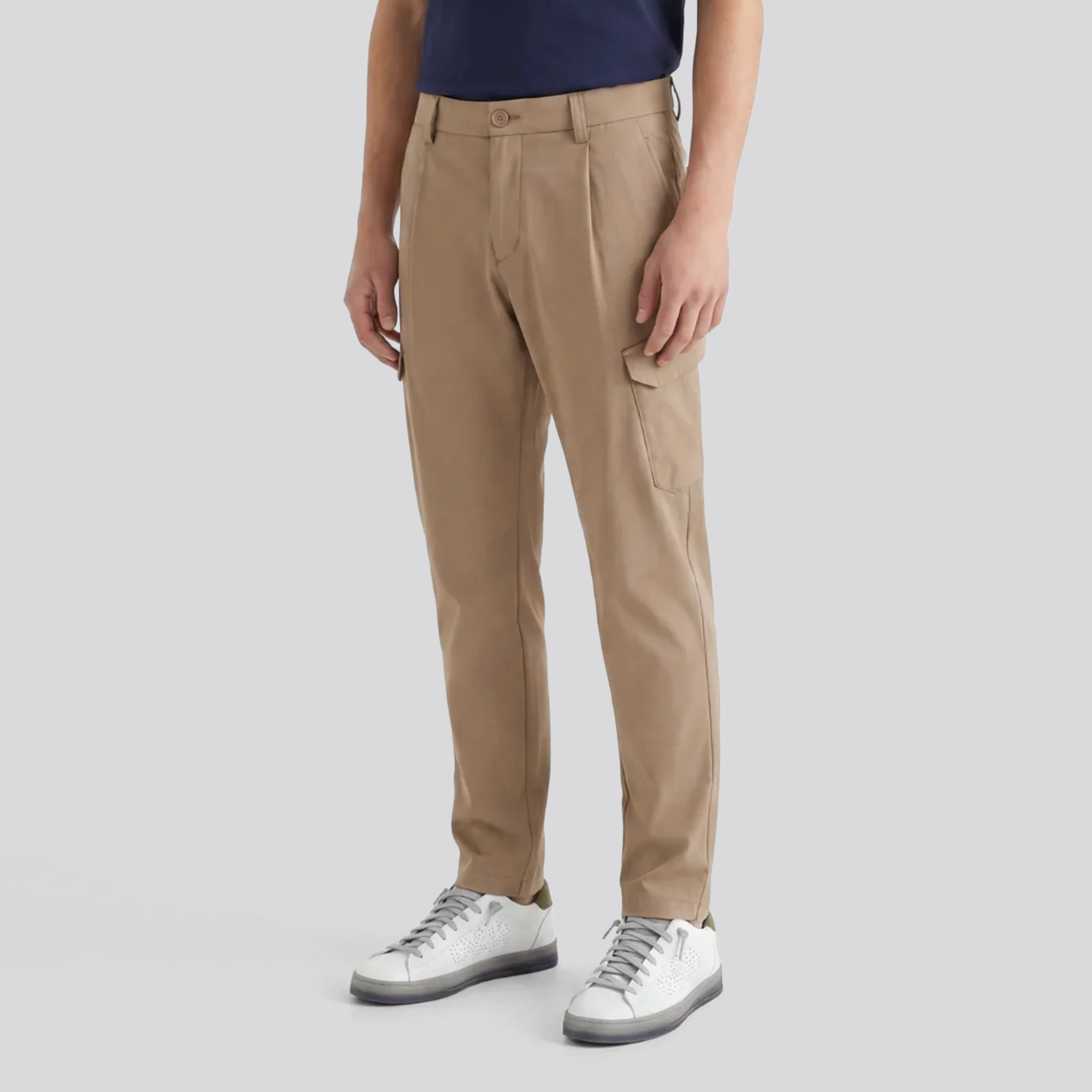 Pantalón Taupe Herno Double Pocket