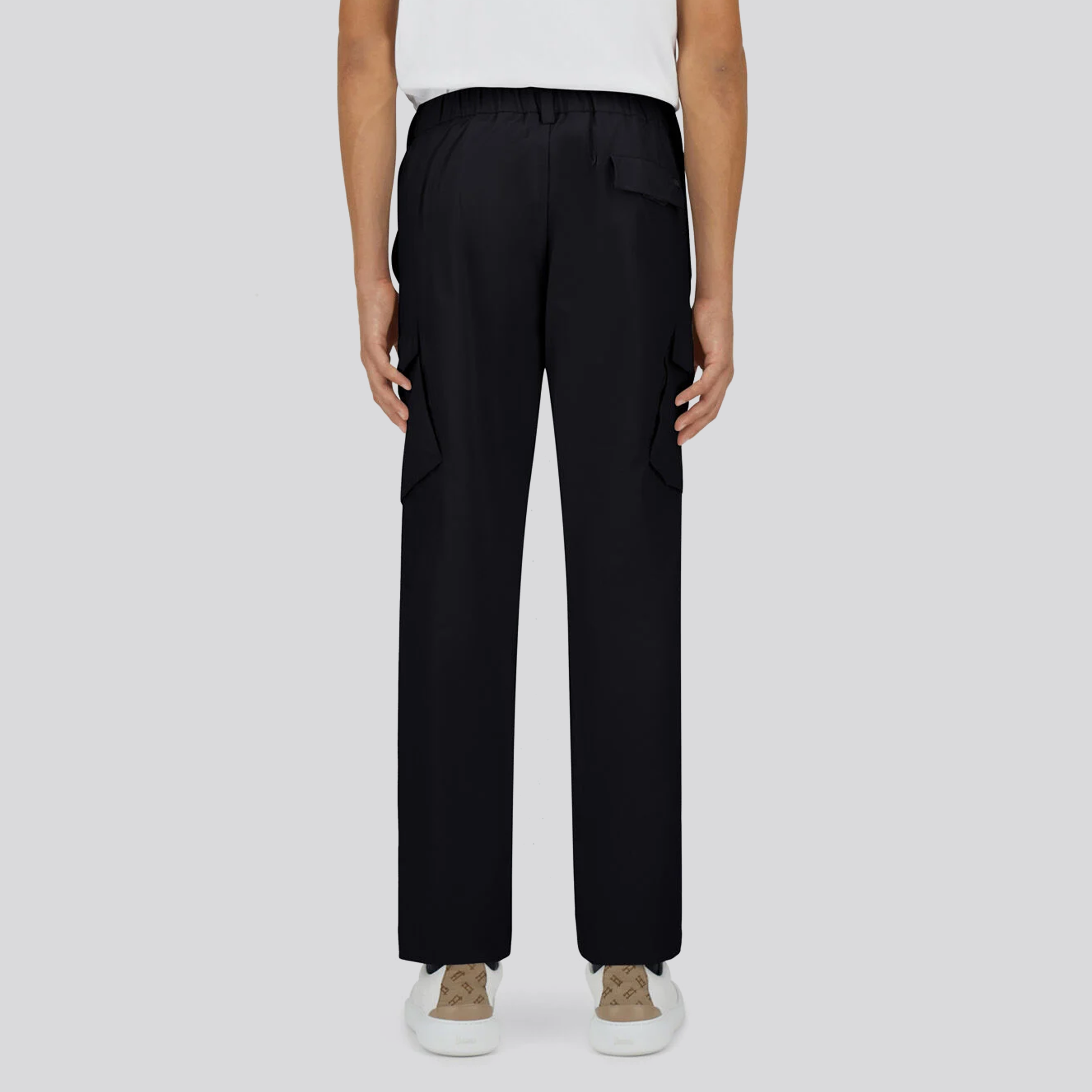 Pantalón Negro Herno Double Pocket