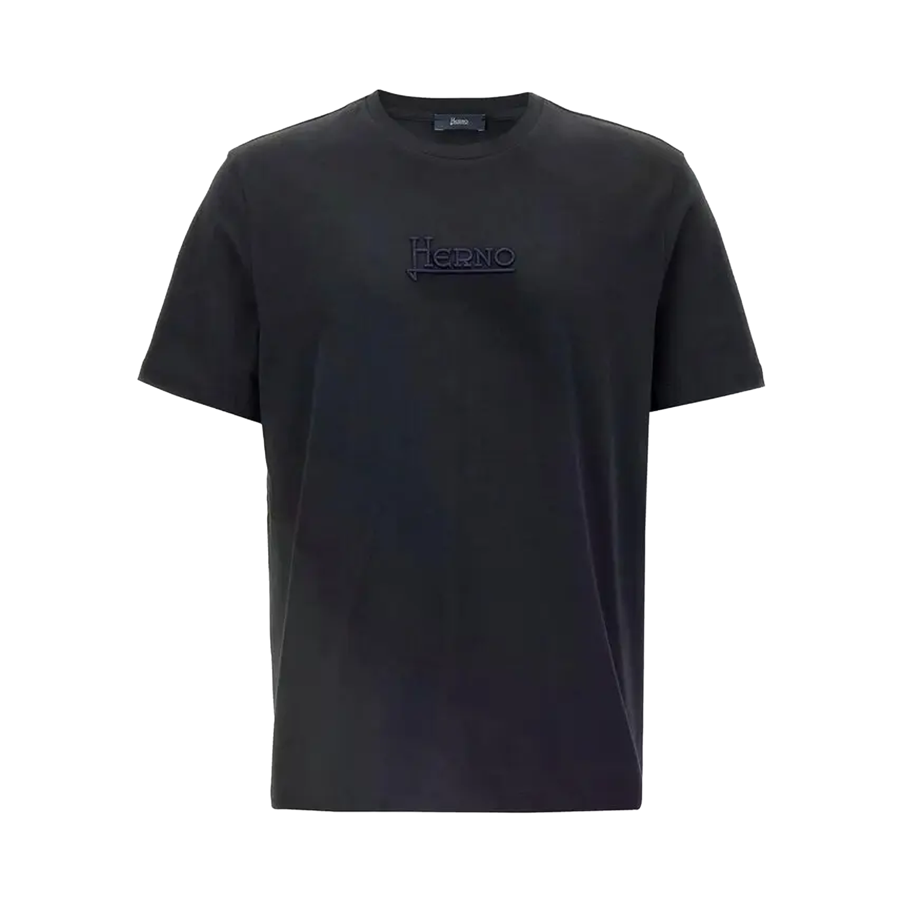 Camiseta Azul Herno Embroidered Logo