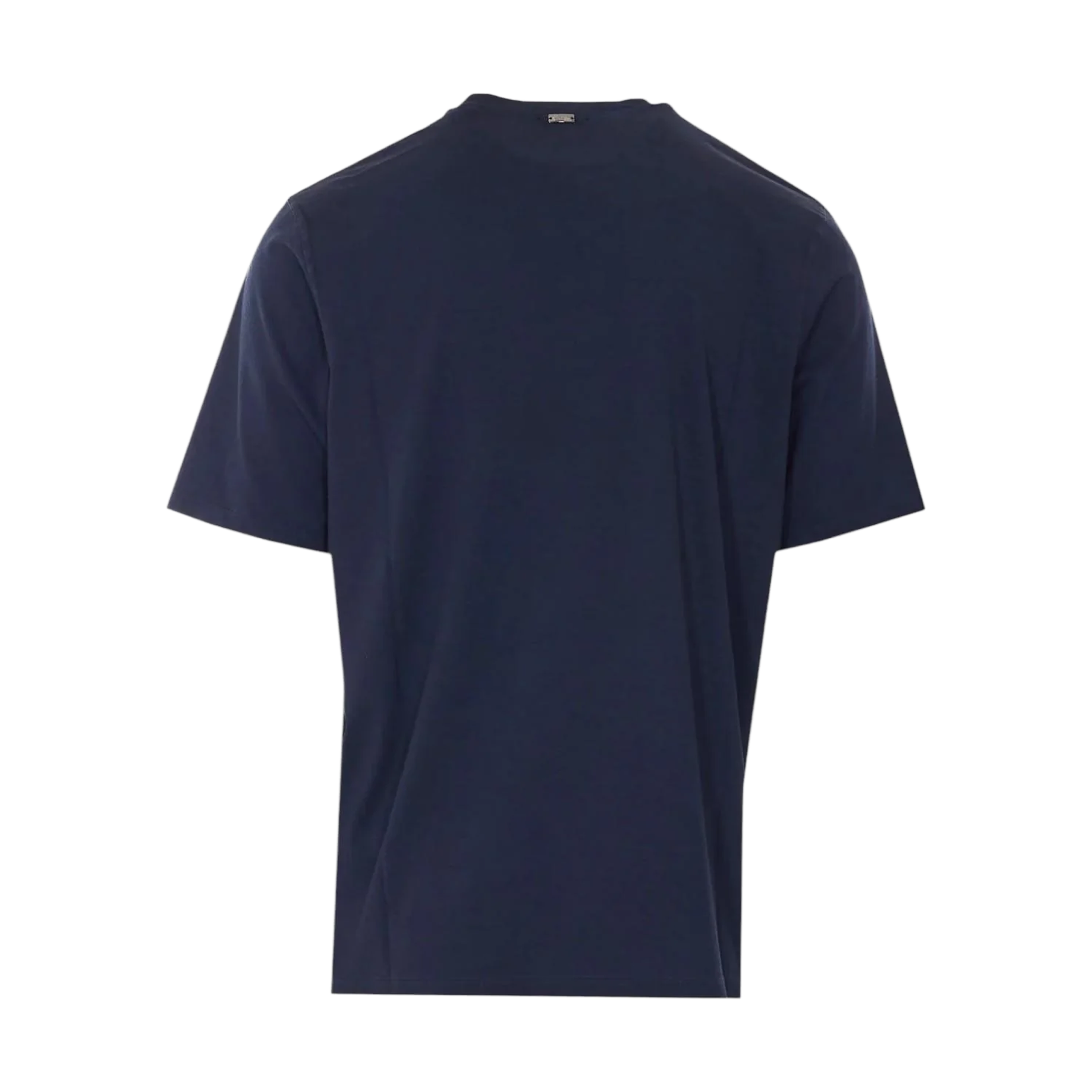 Camiseta Azul Herno H Embroidered Logo