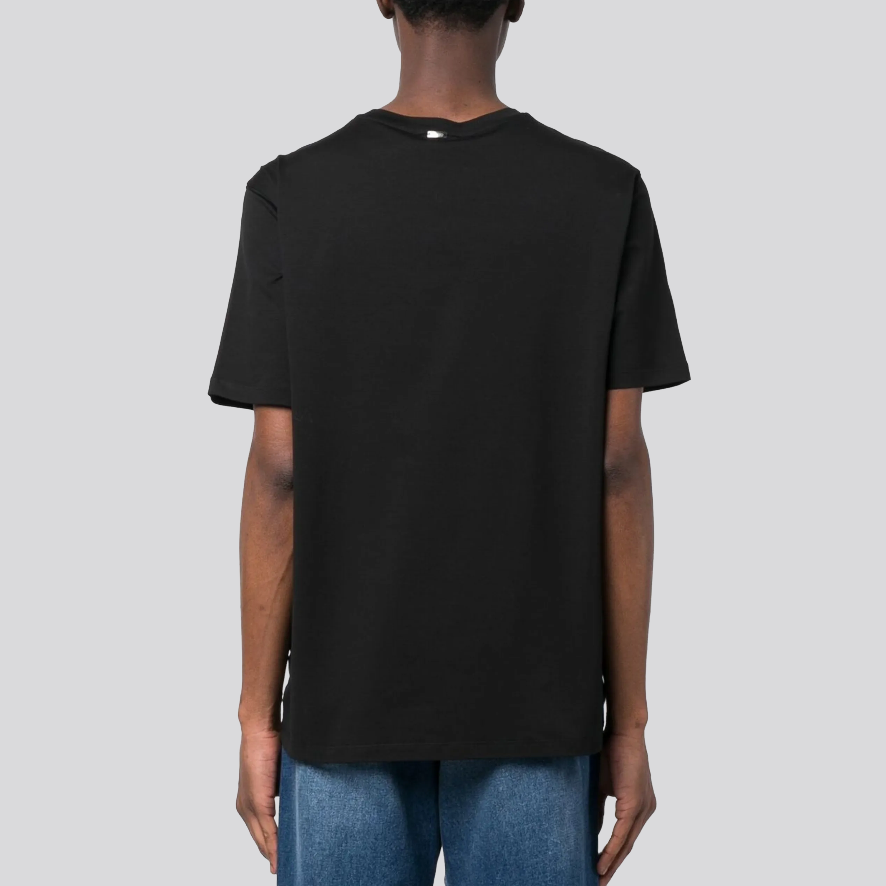 Camiseta Negra Herno Plaque