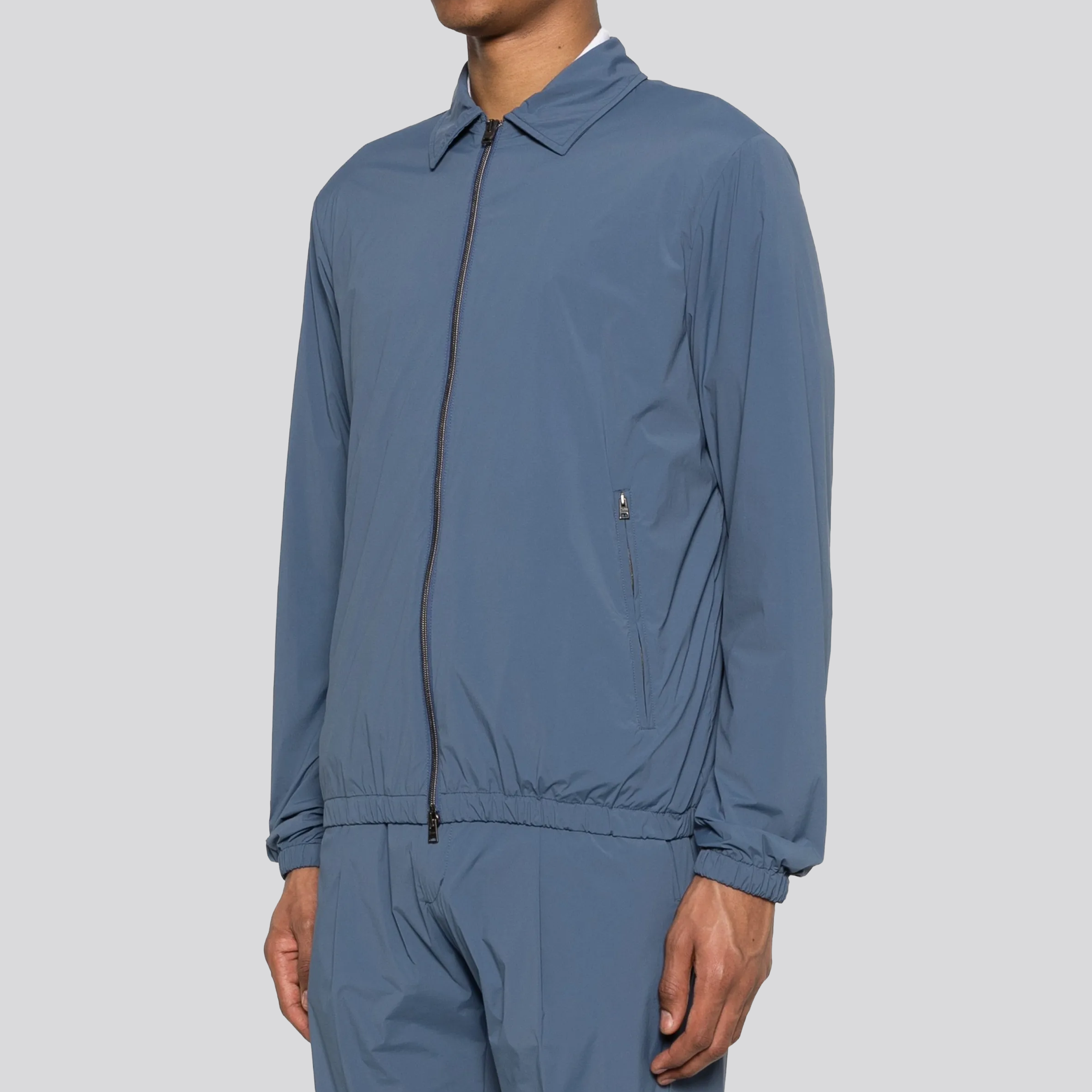 Chaqueta Azul Herno Chino