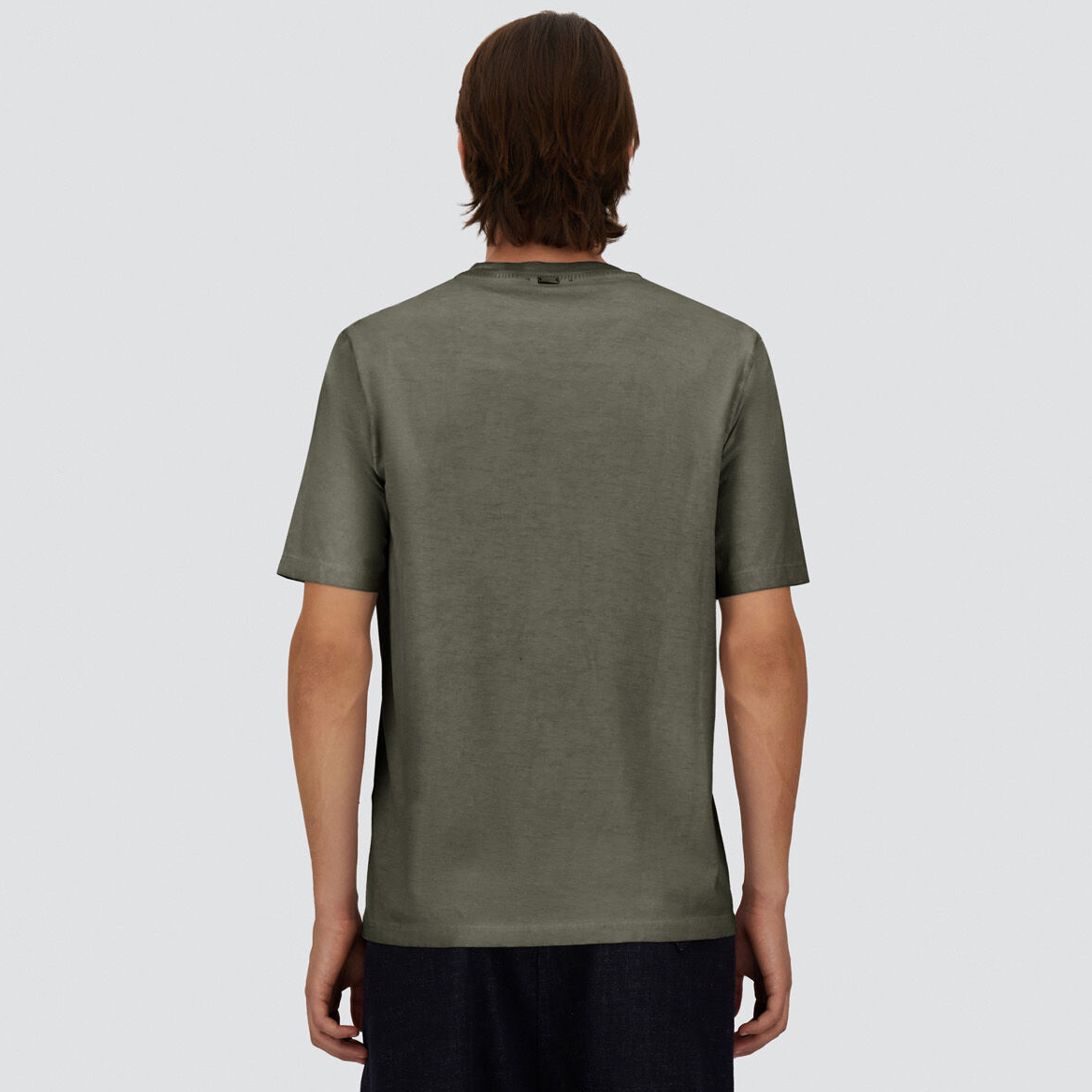 Camiseta Salvia Herno H Embroidered Logo