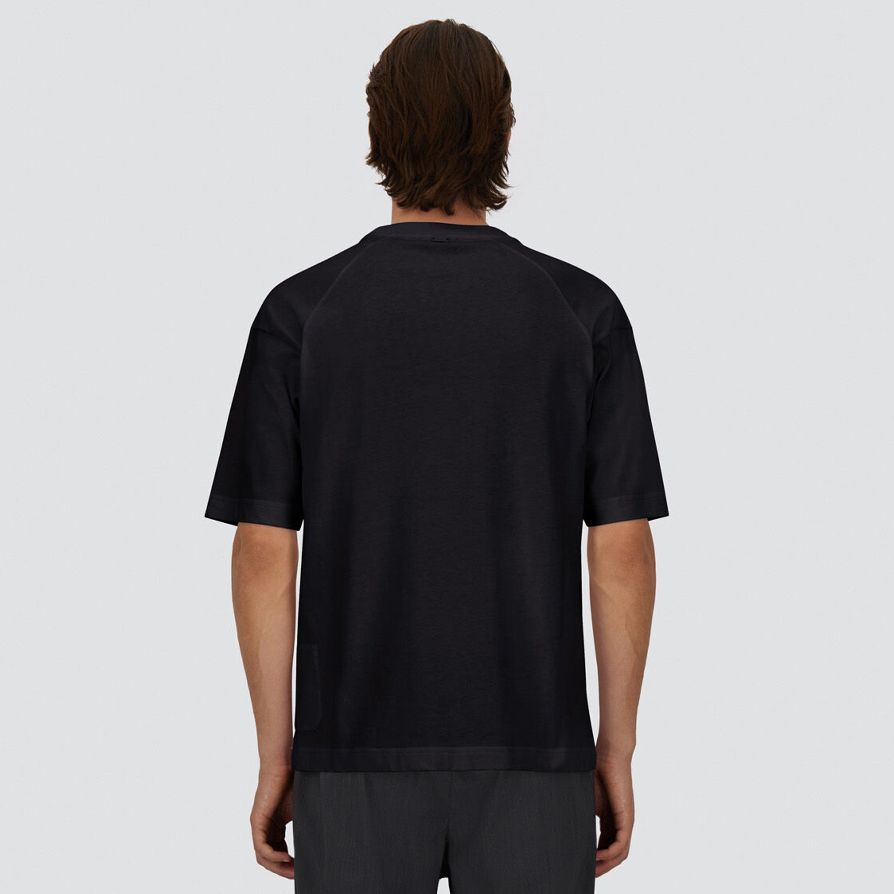 Camiseta Negra Herno Pocket