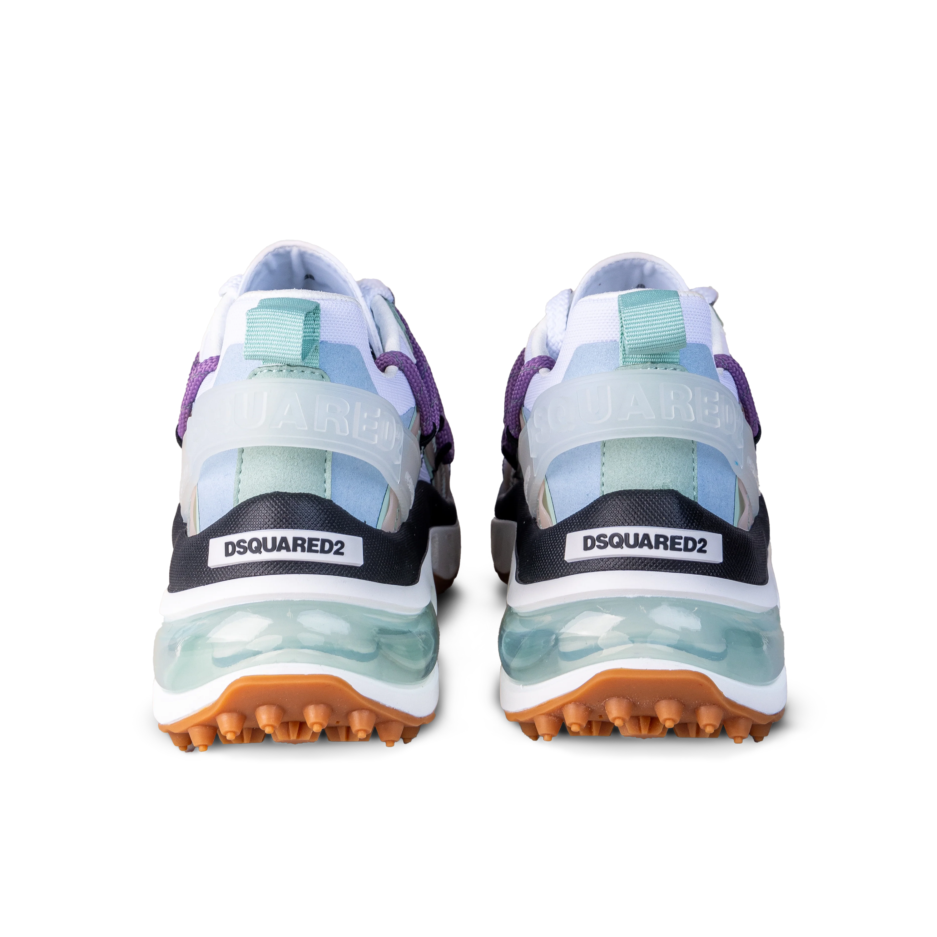 Sneakers Blanco Lila Dsquared2 Bubble