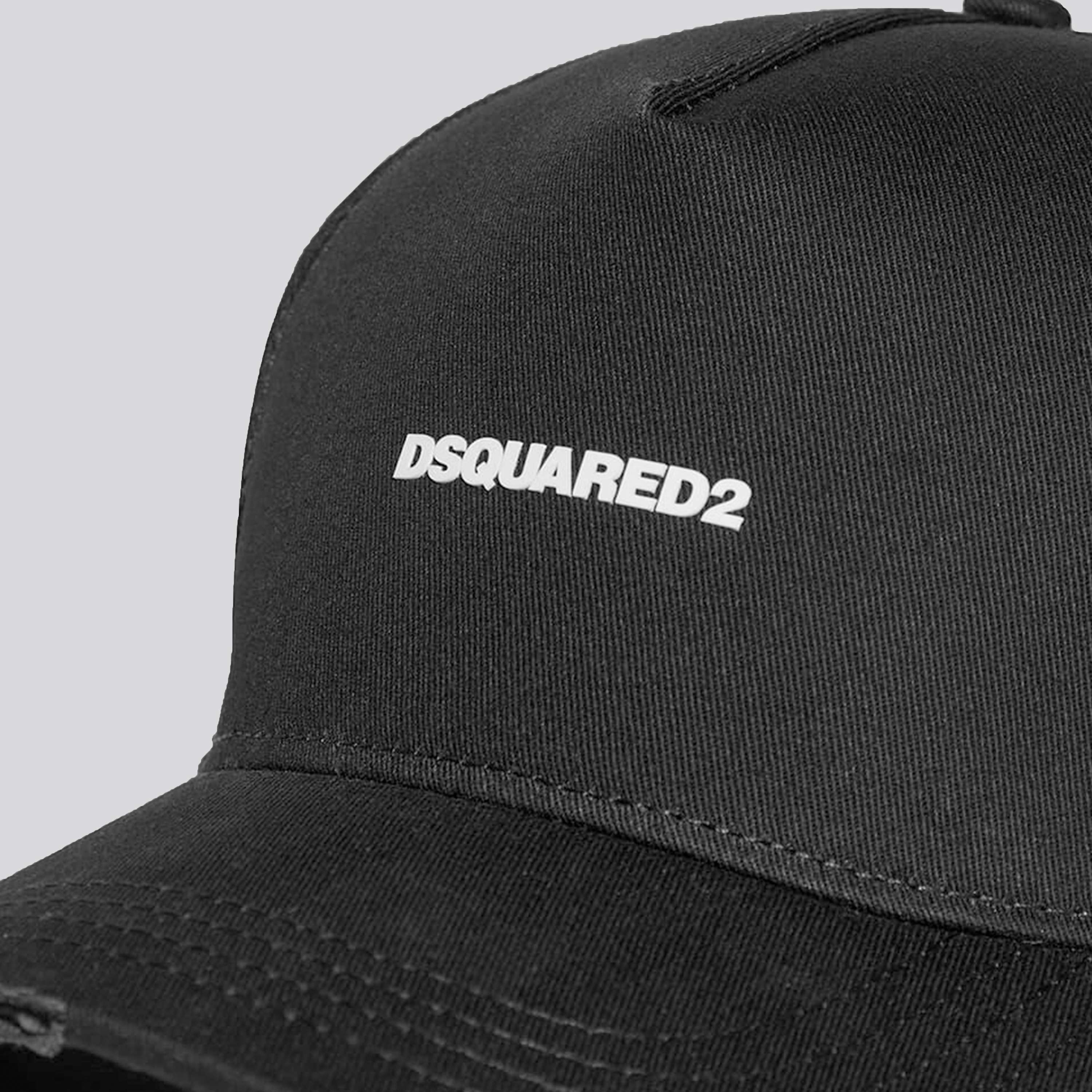 Gorra Negra Dsquared2 Logo