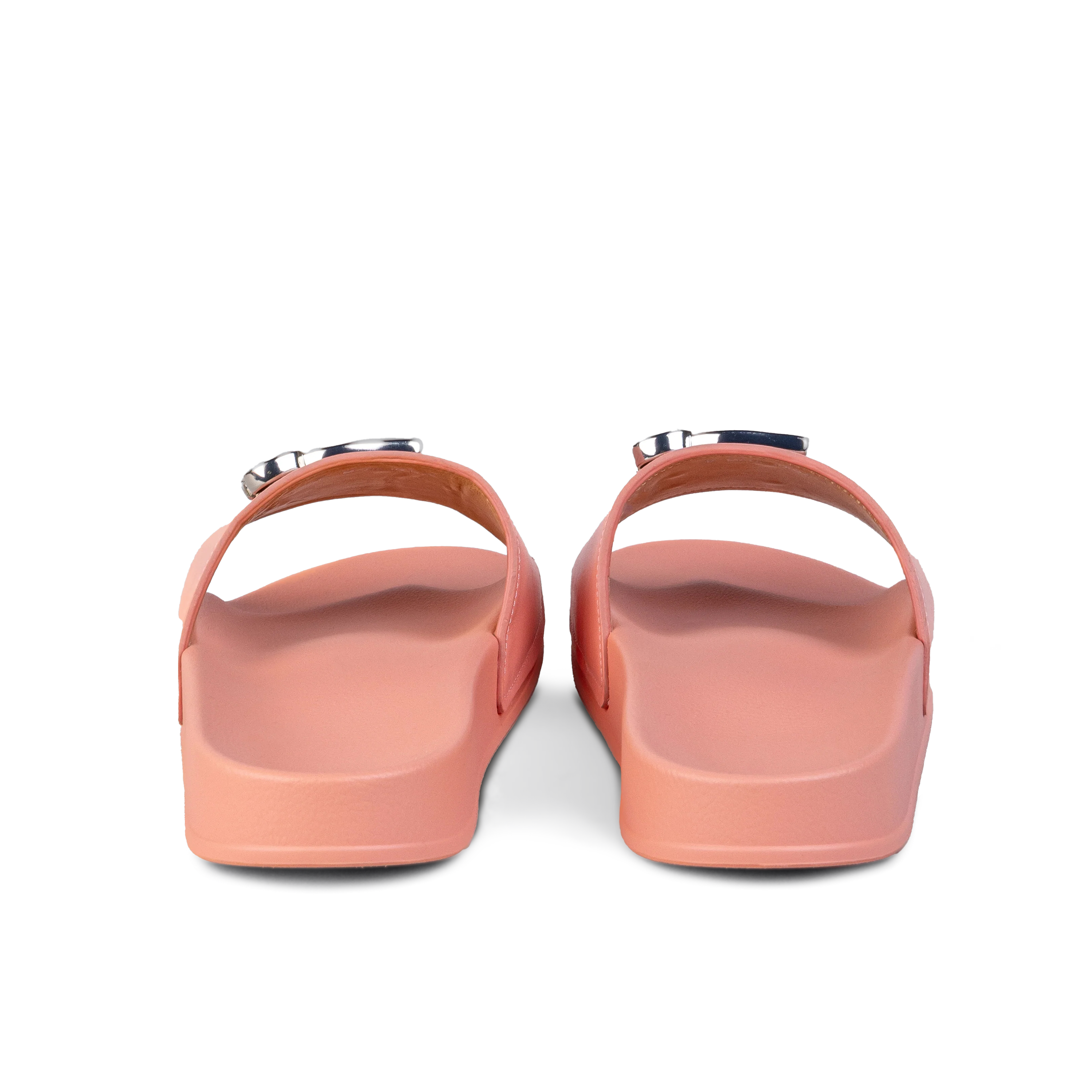 Sandalias Rosadas Dsquared2 Placa Plateada