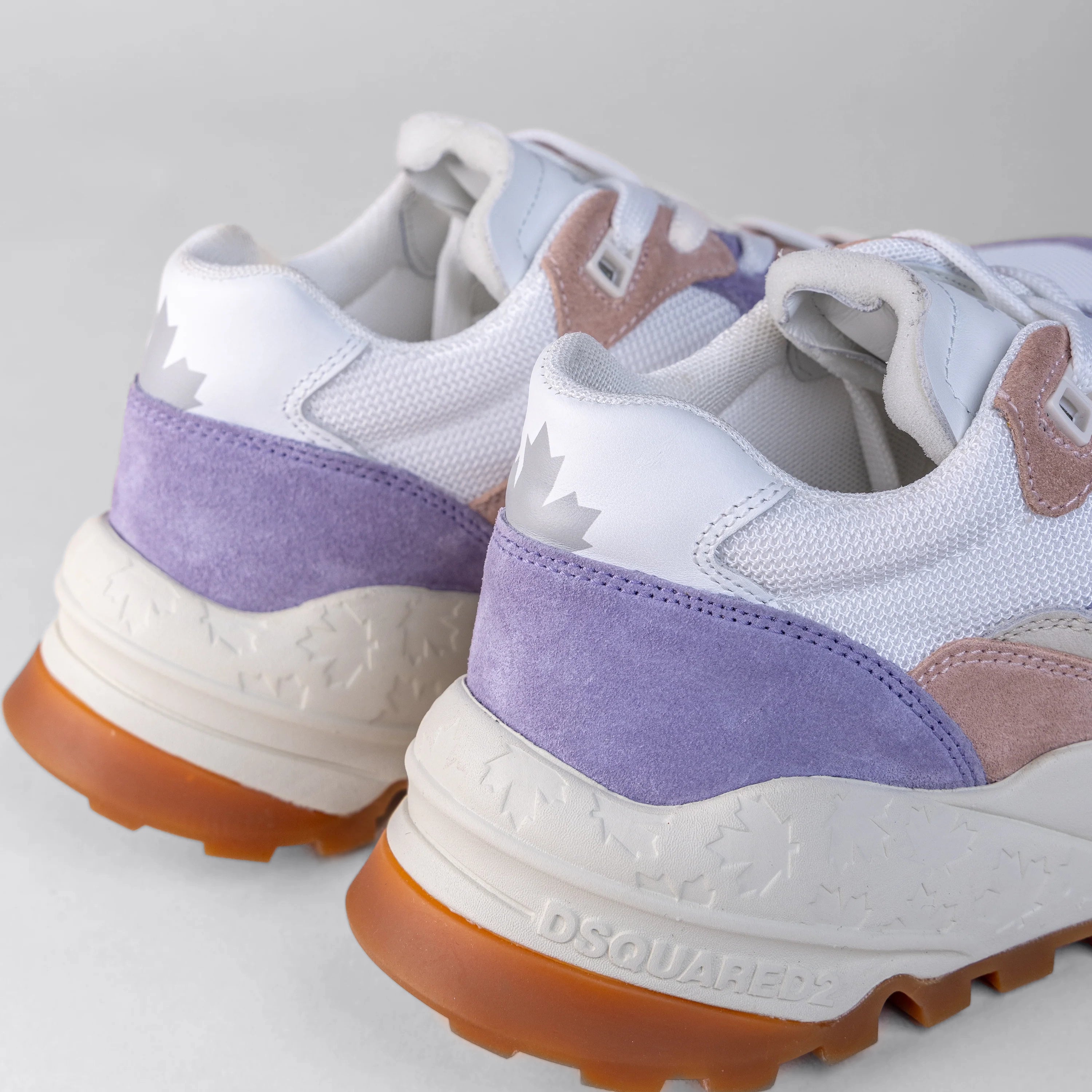 Sneakers Blanco Lila Dsquared2