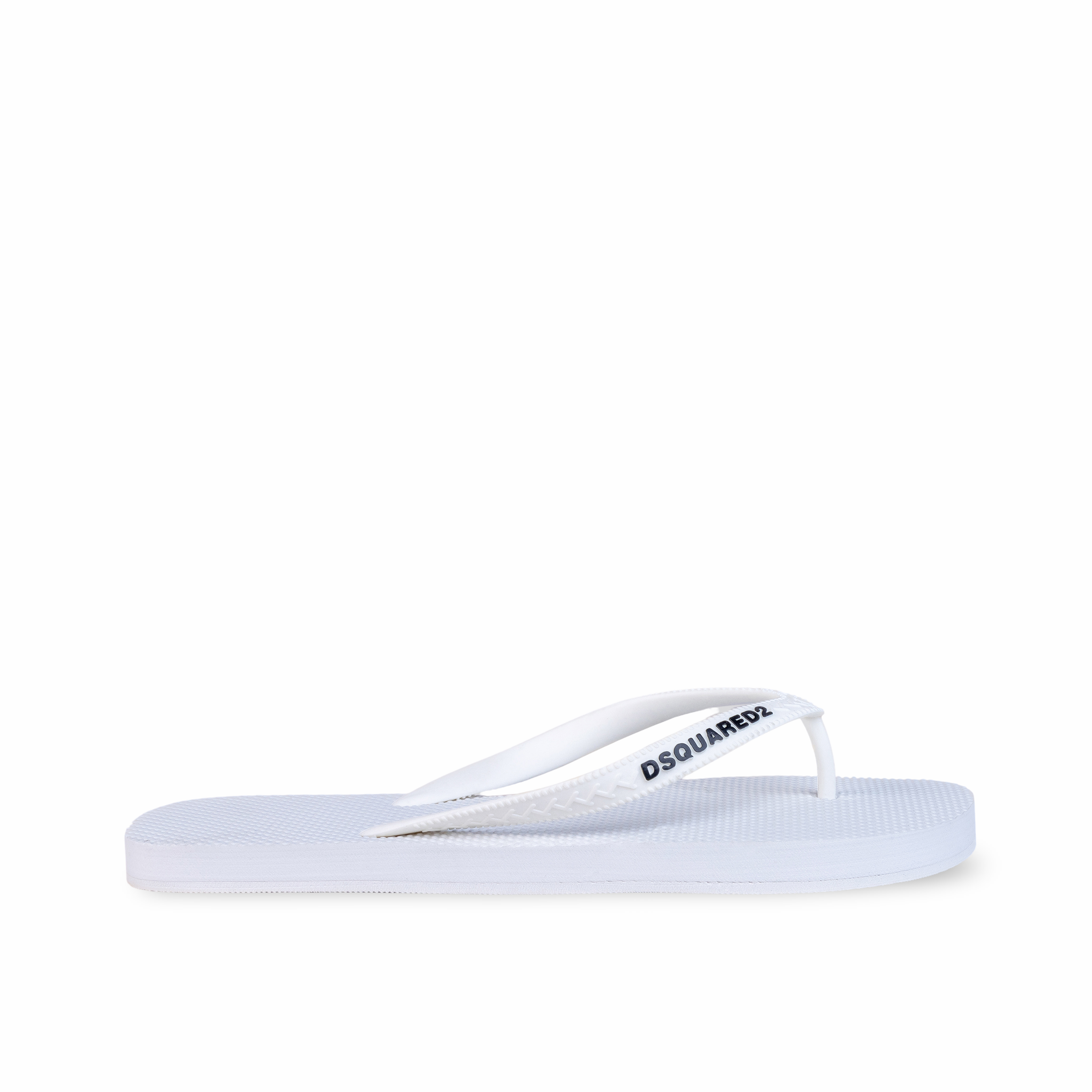Sandalias Blanco-Blancas Dsquared2 Logo