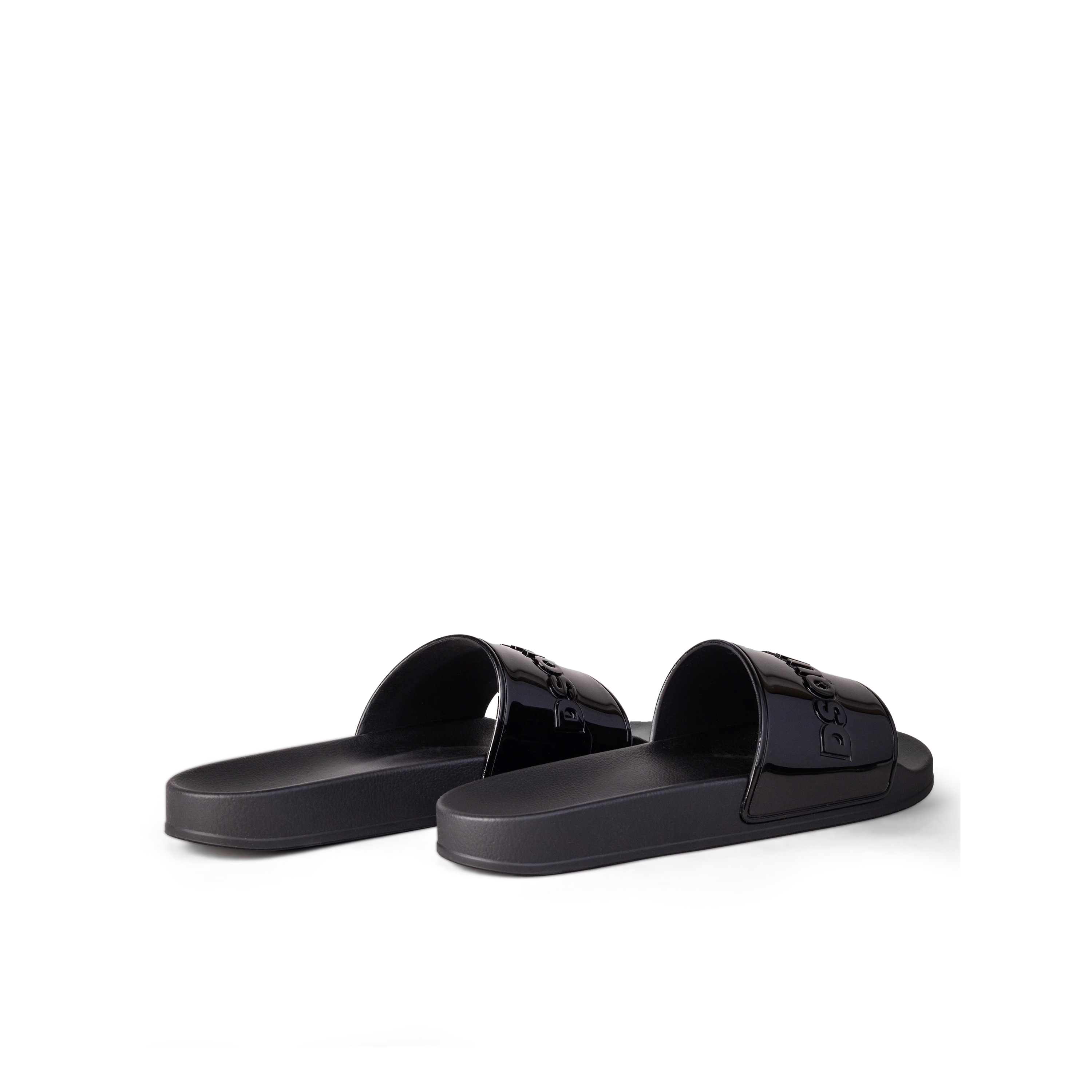 Sandalias Negro-Negro Dsquared2 Logo