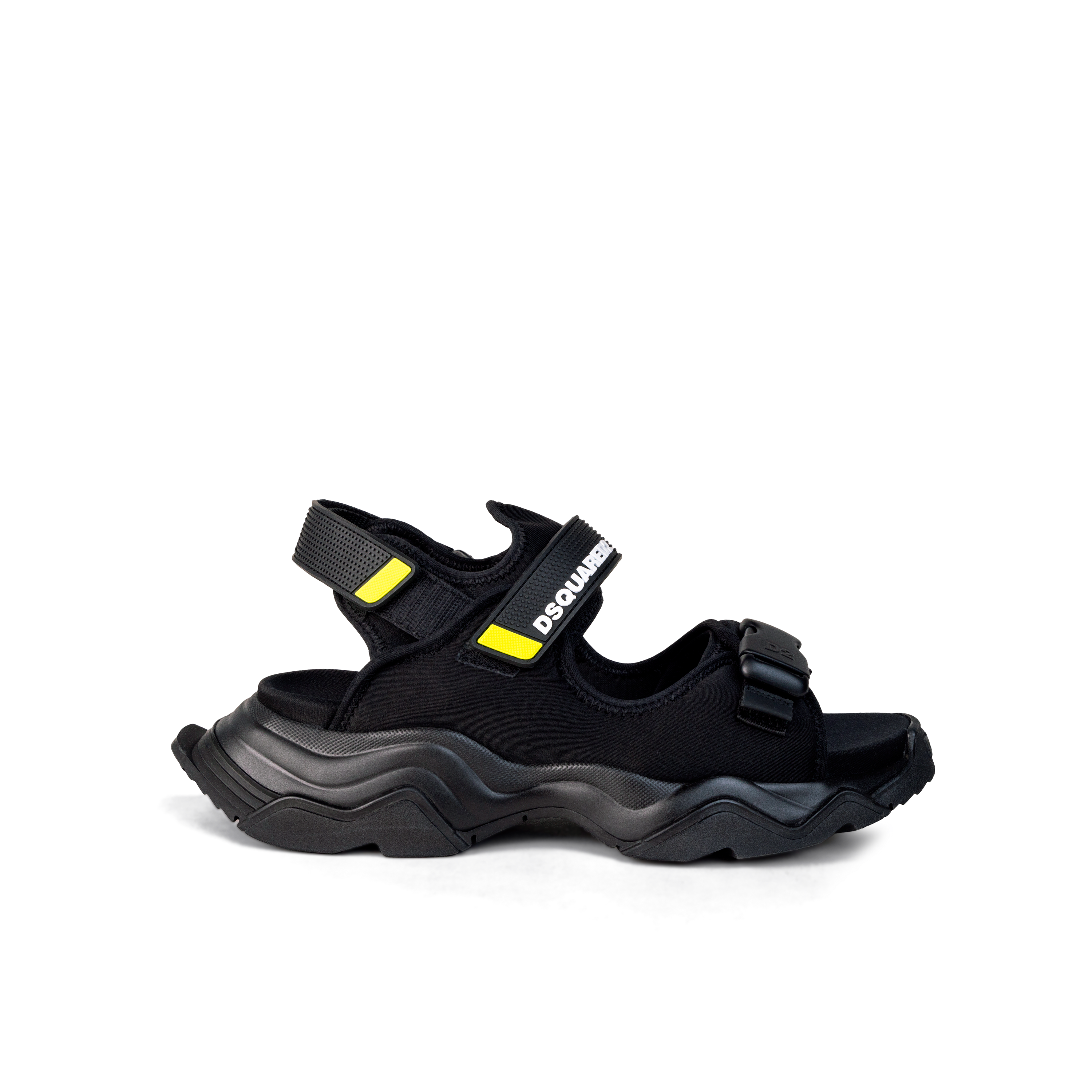 Sandalias Negras Dsquared2 Velcro