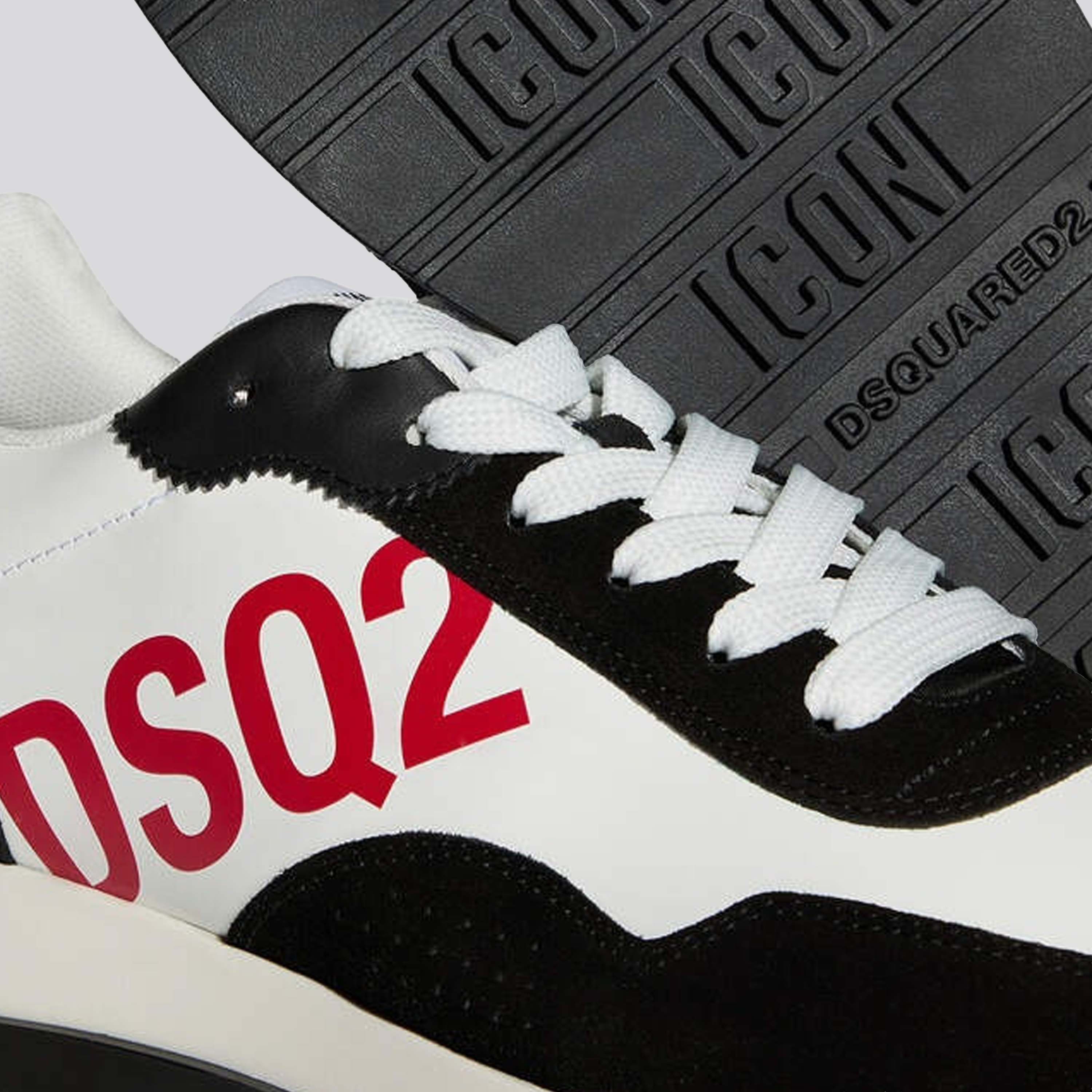 Sneakers Negros Dsquared2 Dsq2 Print