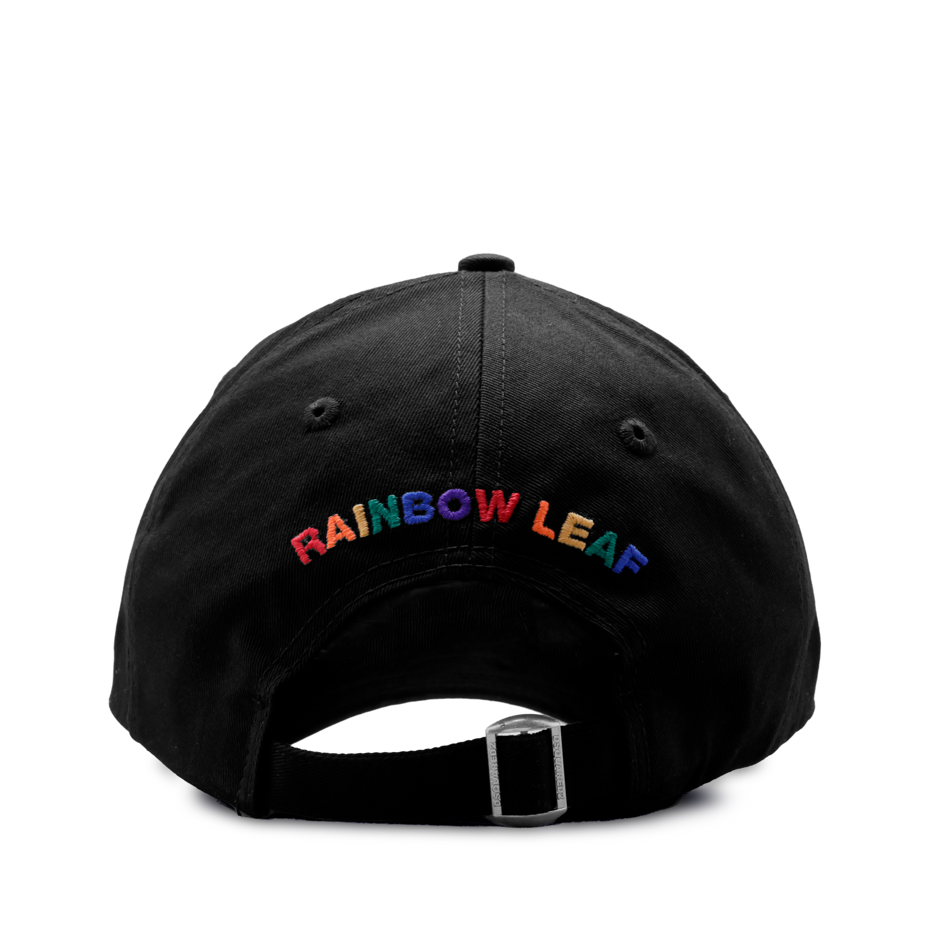 Gorra Negra Dsquared2 Multileafs