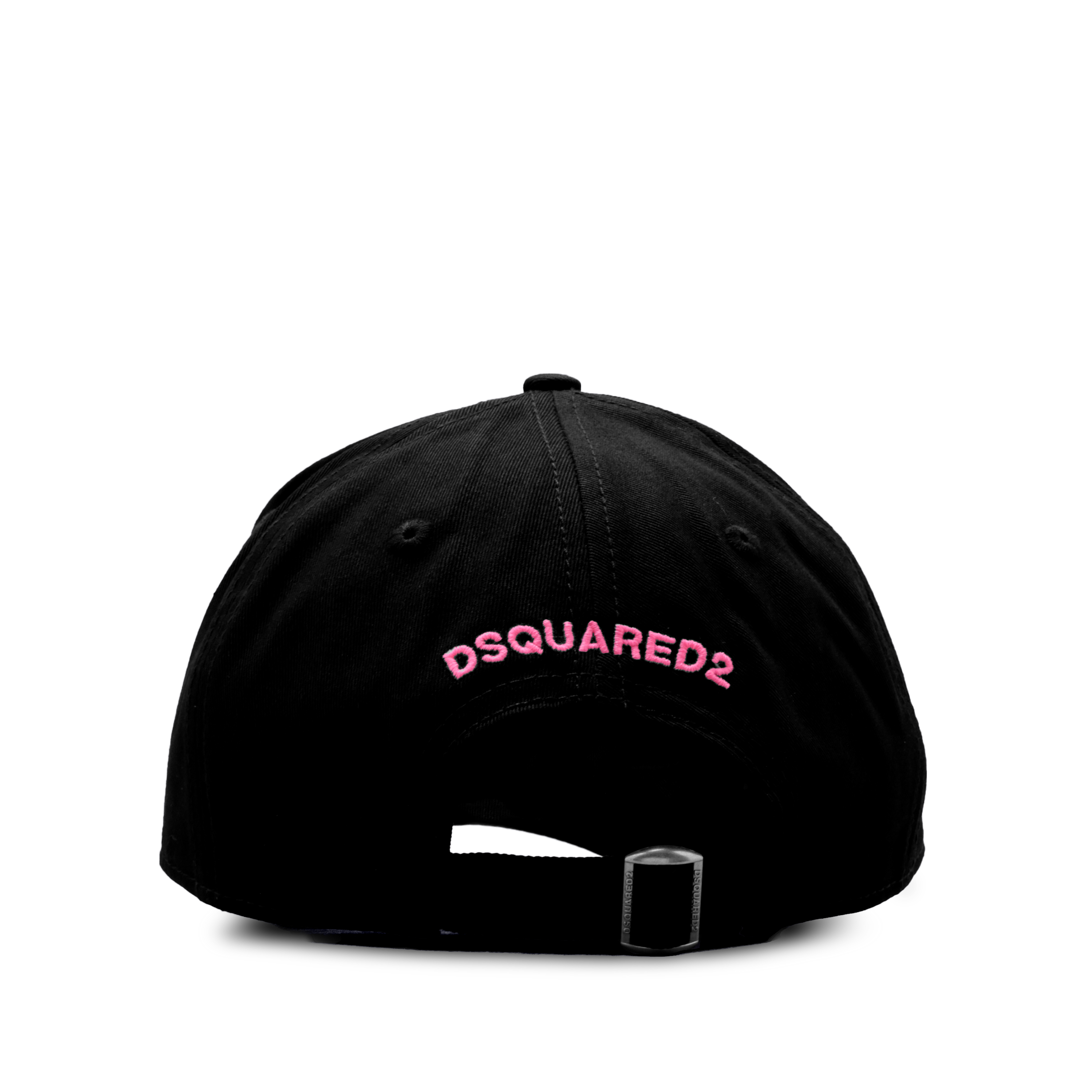 Gorra Negra Dsquared2 Cap Black Dsquared2 Dsq2 Leaf