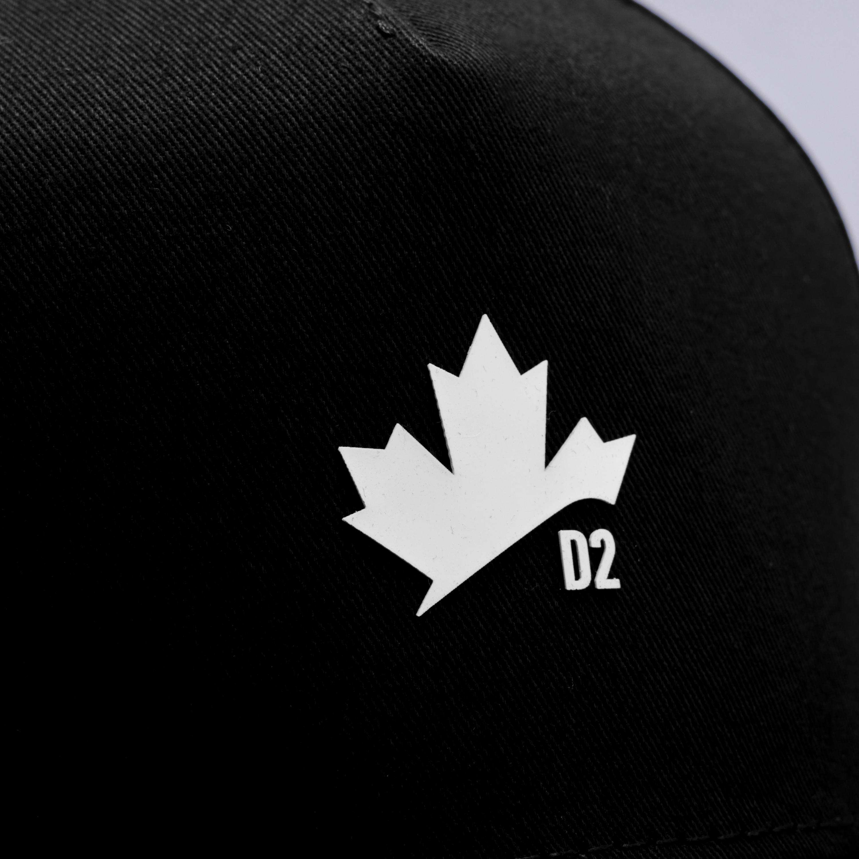 Gorra Negra Dsquared2 Mini Leaf