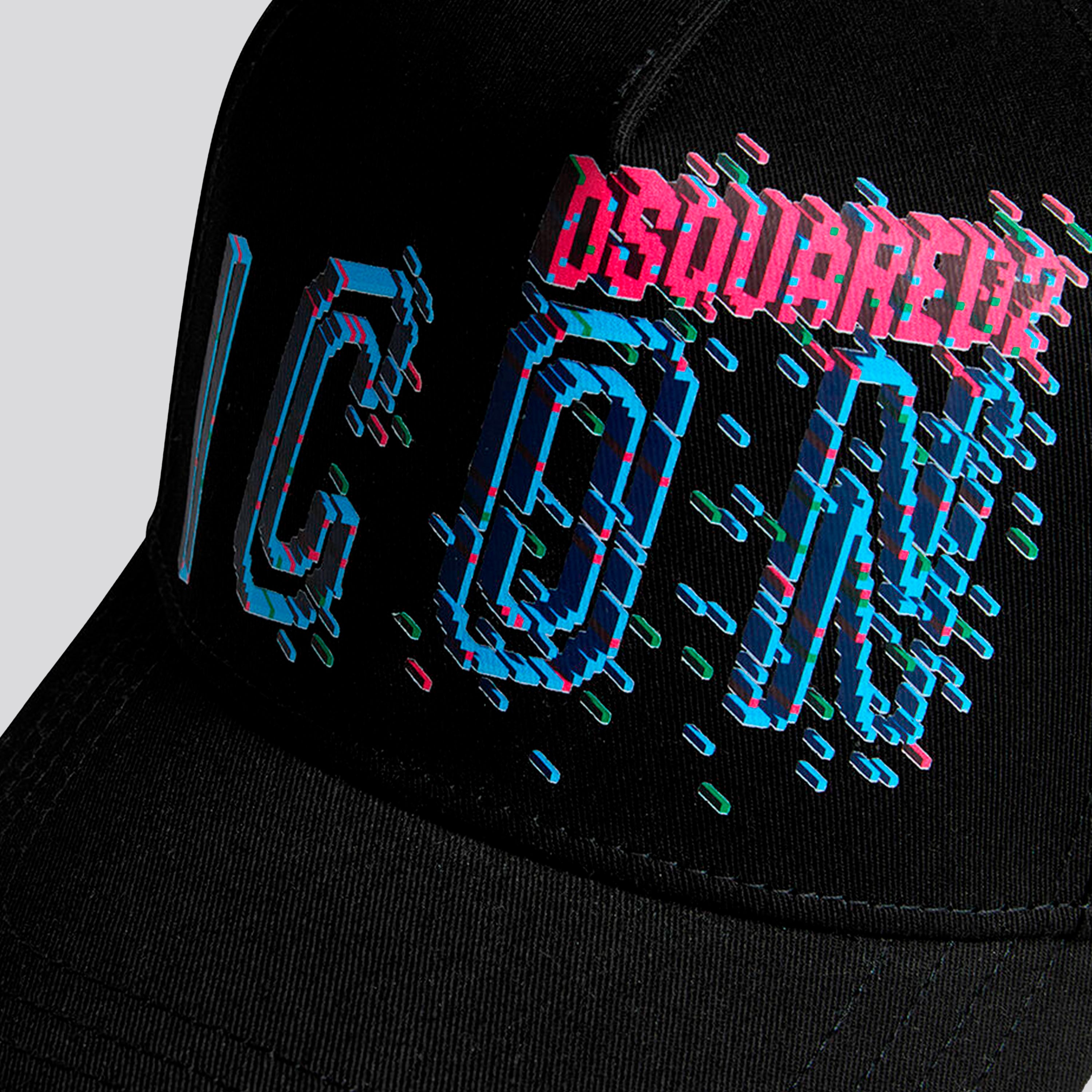 Gorra Negra Dsquared2 Icon Multicolor
