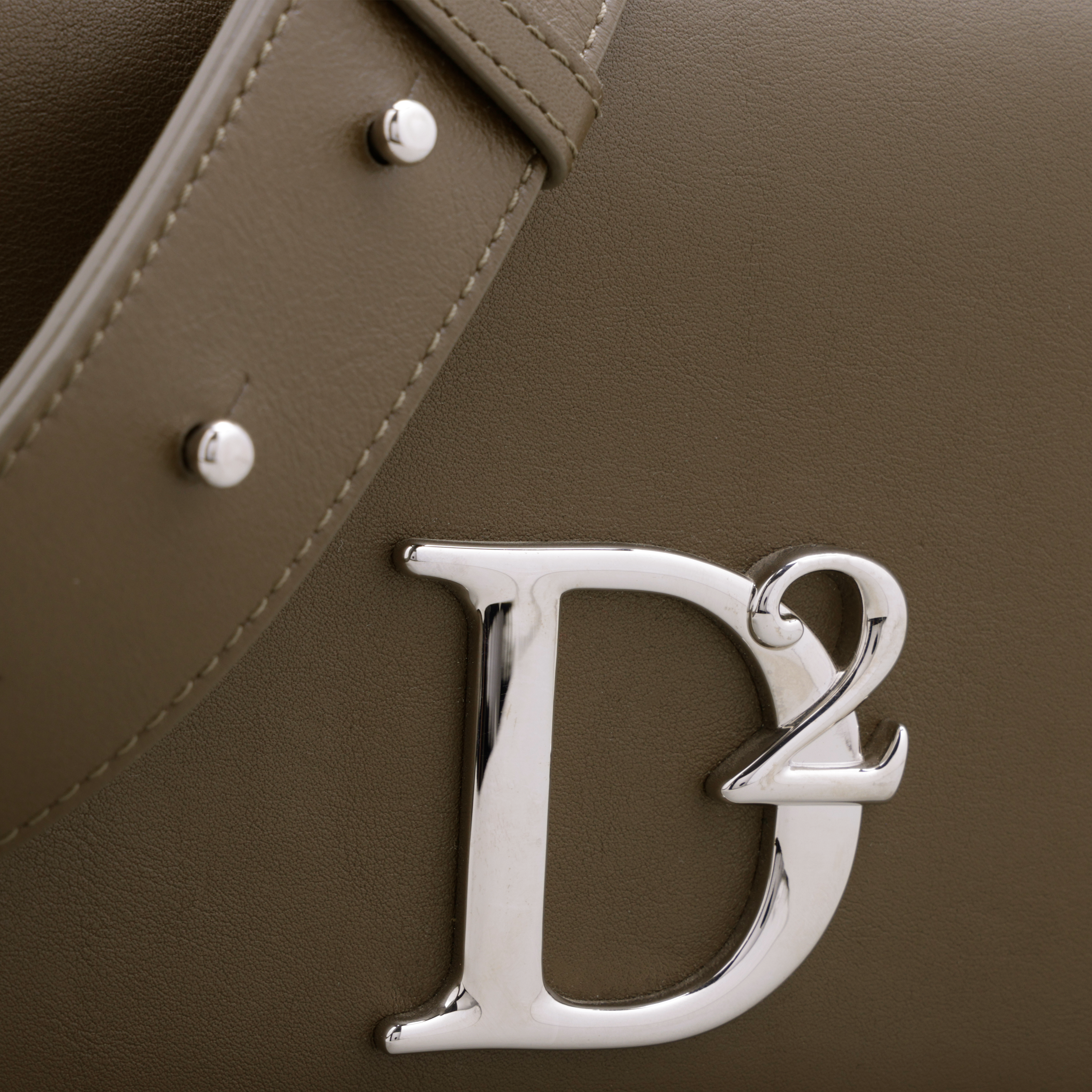 Cartera Verde Dsquared2 D2 Plaque