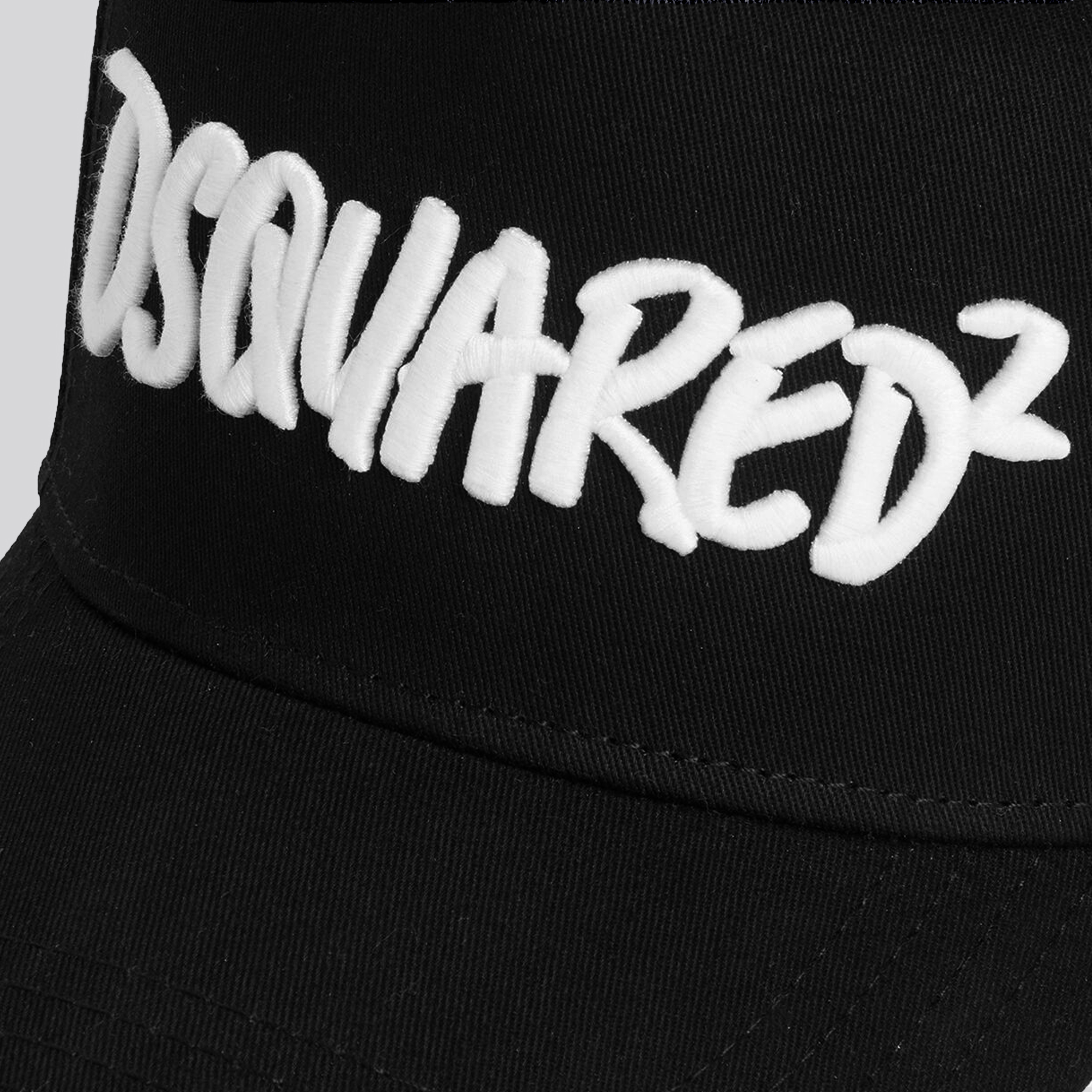 Gorra Negra Dsquared2 Logo