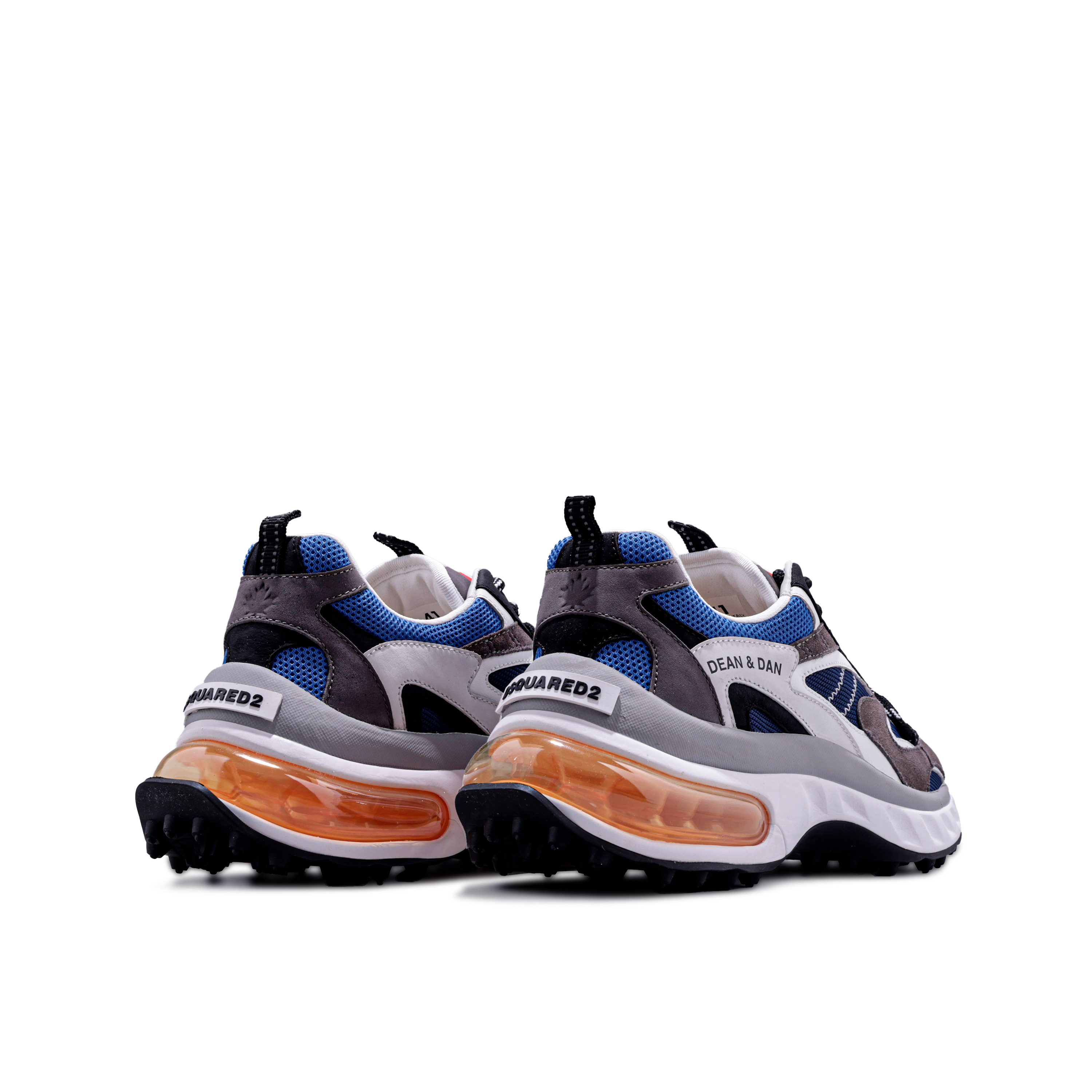 Sneakers Grices Azul Dsquared2 Bubble