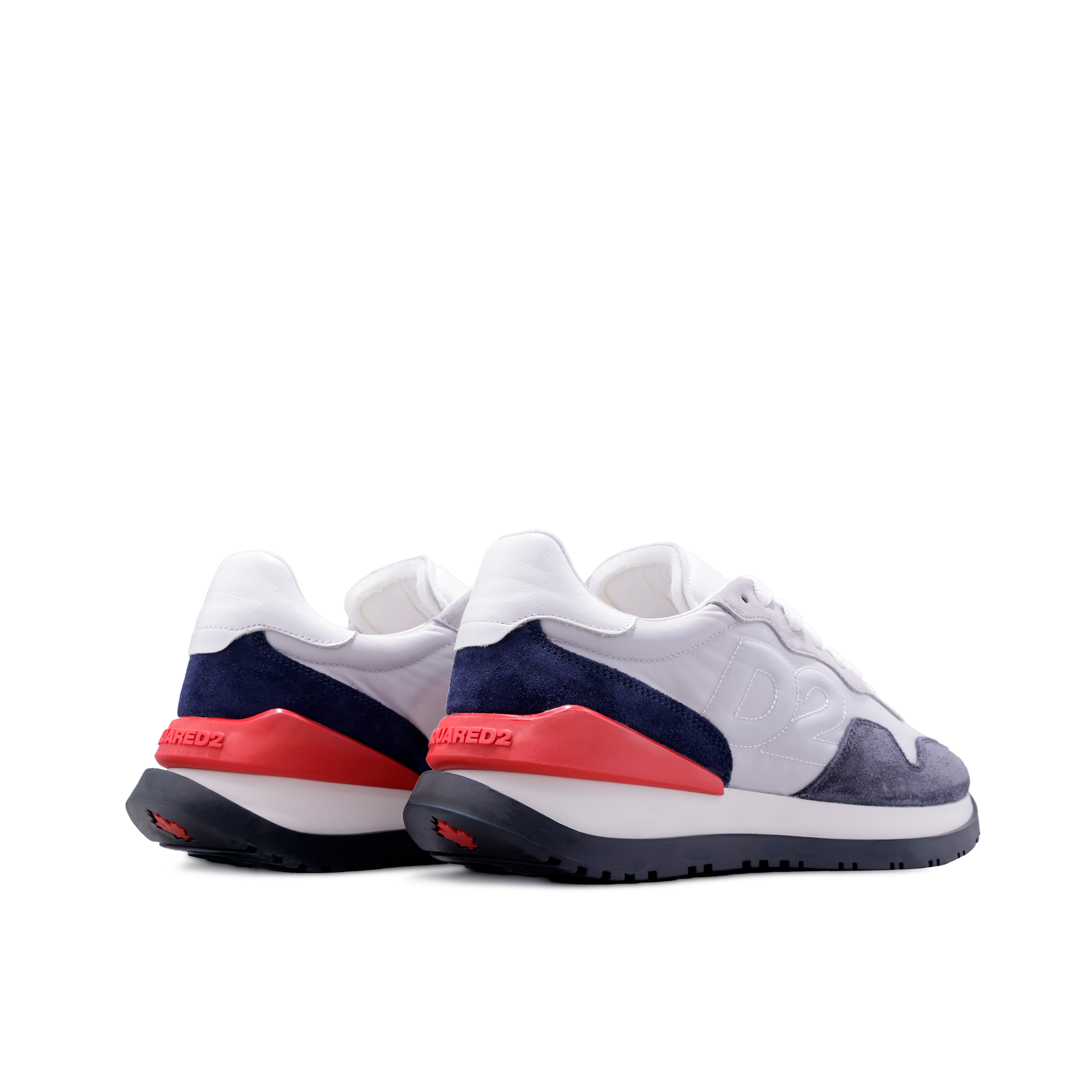 Sneakers Grices Rojo Dsquared2 Runner