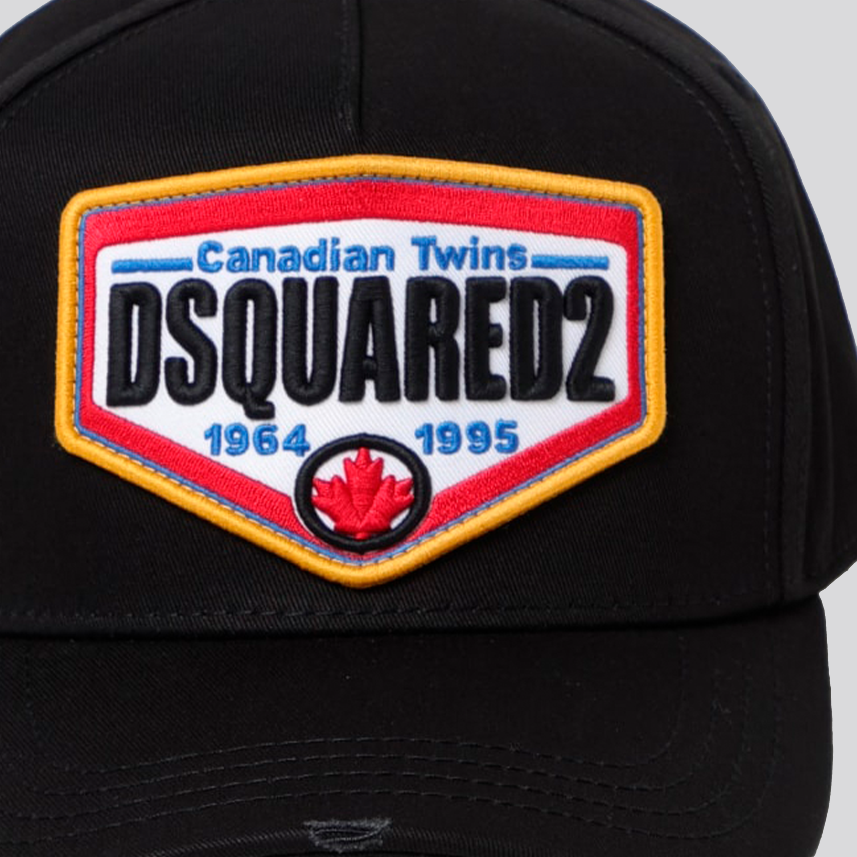 Gorra Negra Dsquared2 Mini Leaf
