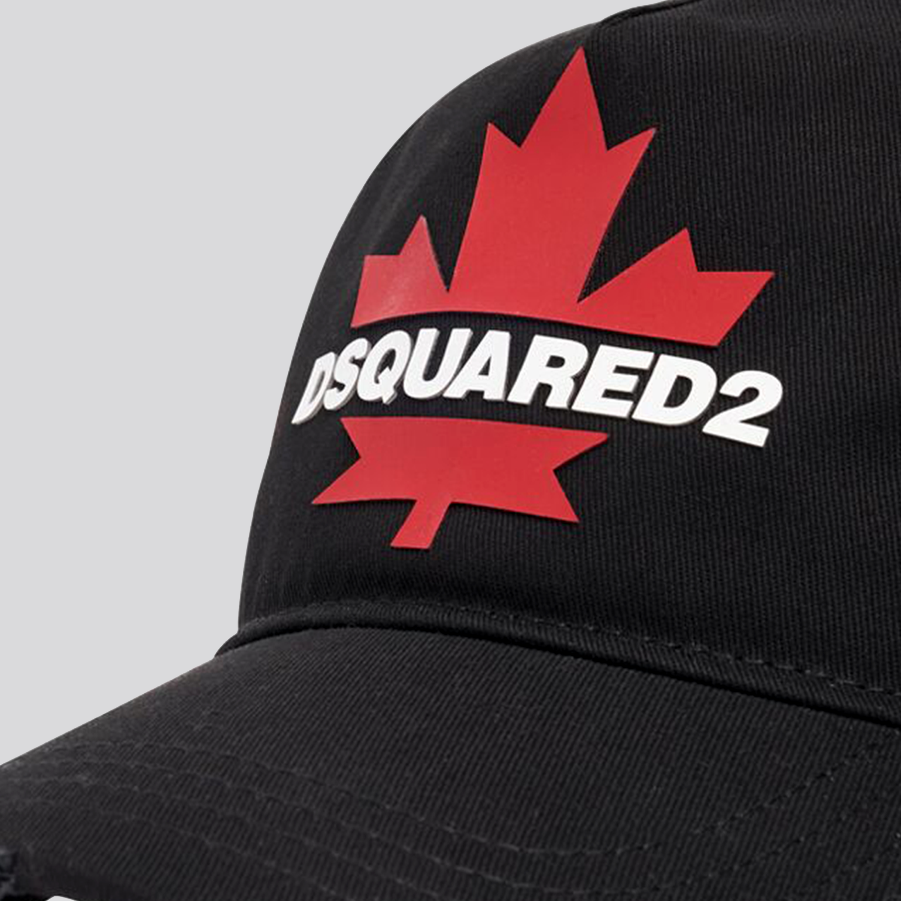 Gorra Negra Dsquared2 Leaf