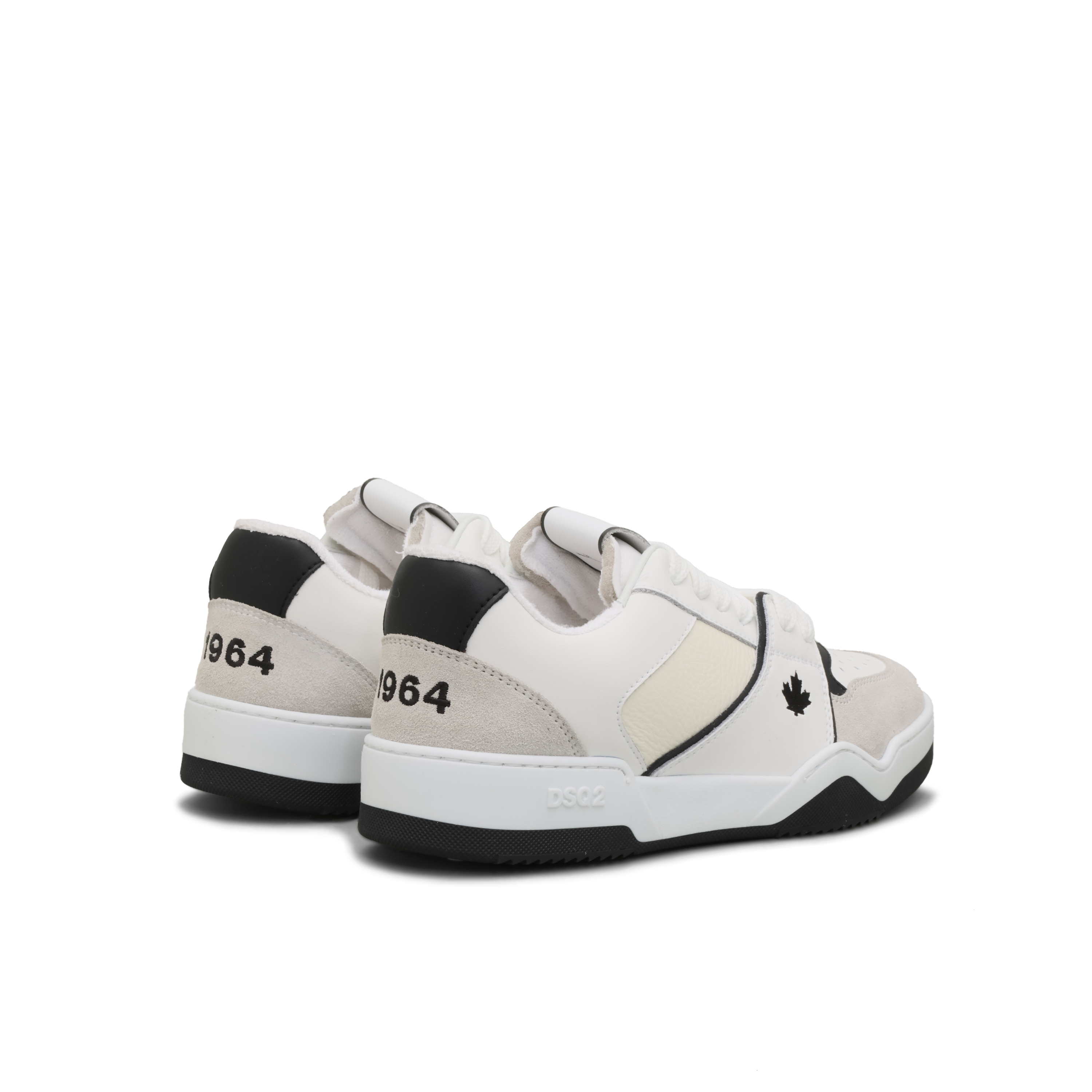 Sneakers Blancos Negro Dsquared2 Spiker