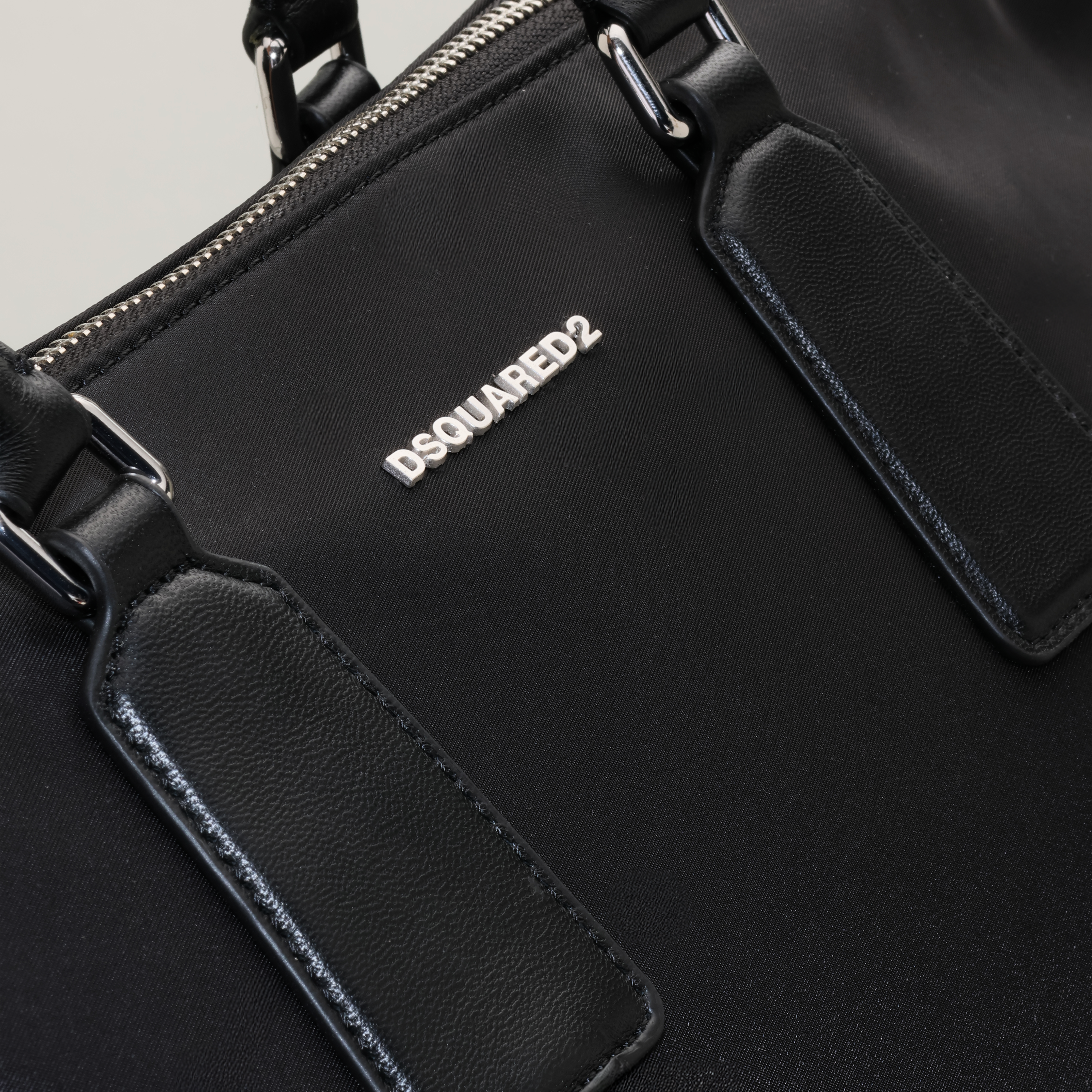 Cartera Negra Dsquared2 Logo
