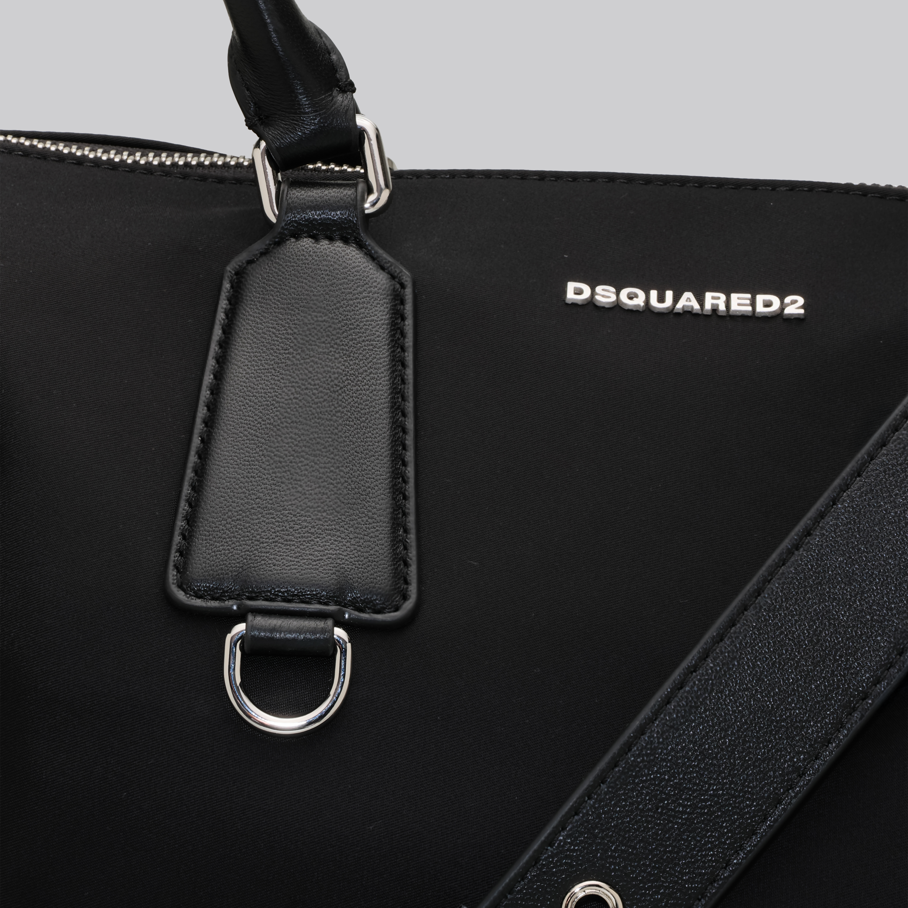 Cartera Negra Dsquared2 Logo
