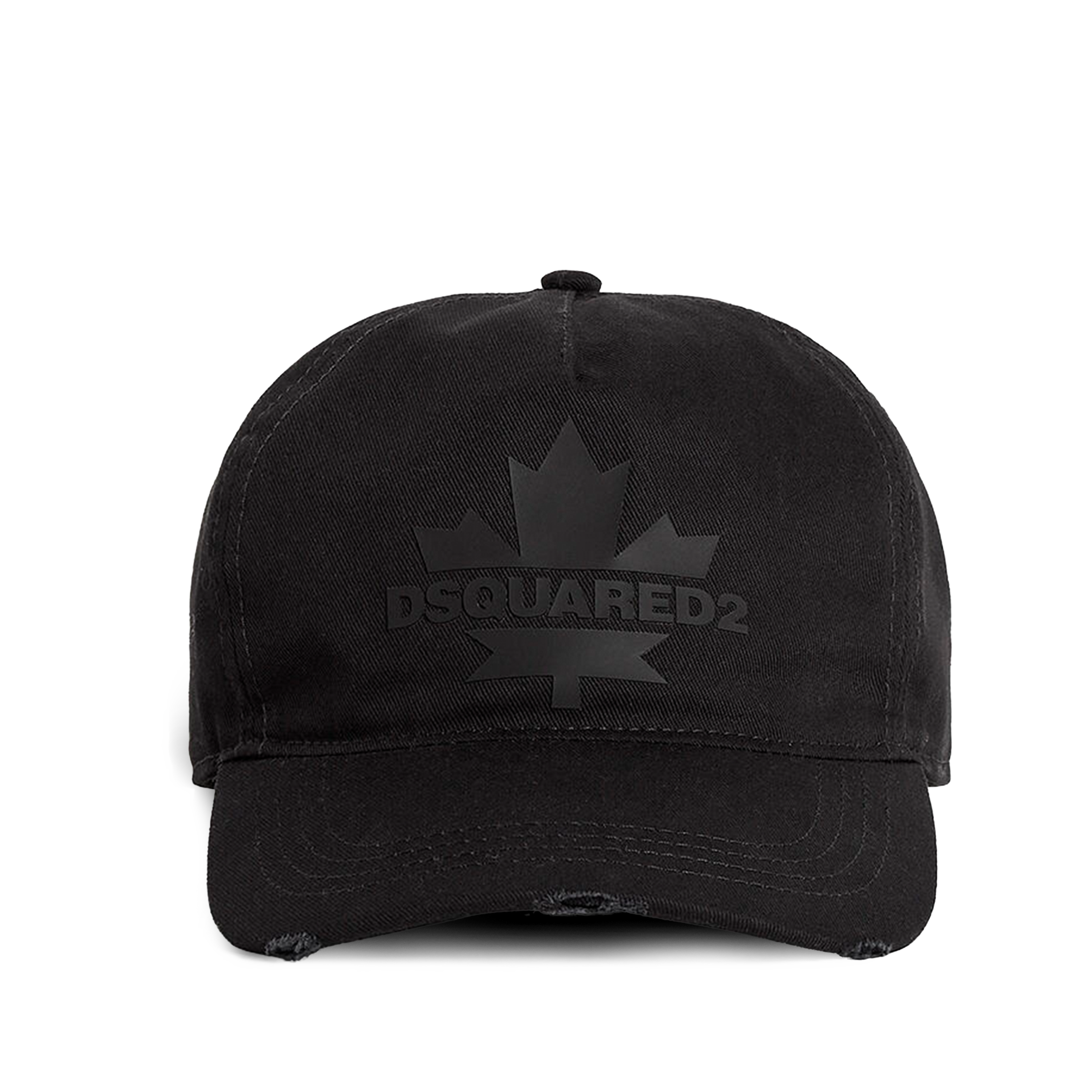 Gorra Negra Dsquared2 Leaf Logo