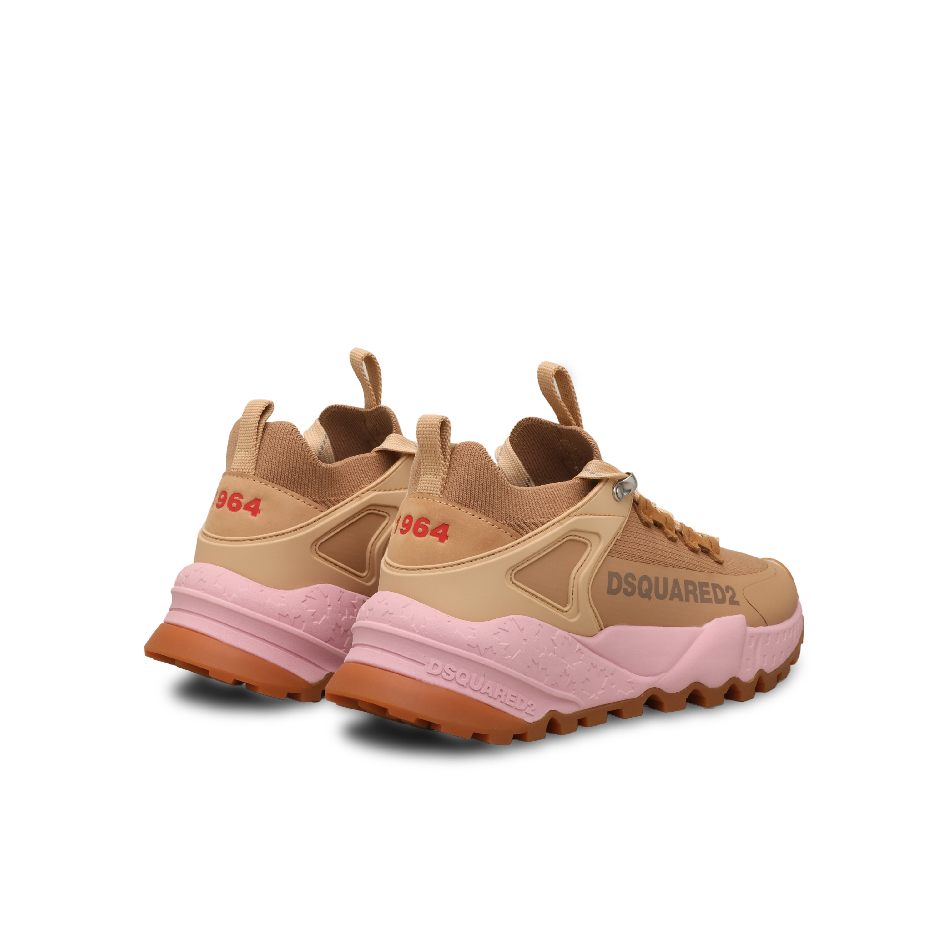 Sneakers Beige Dsquared2 Logo