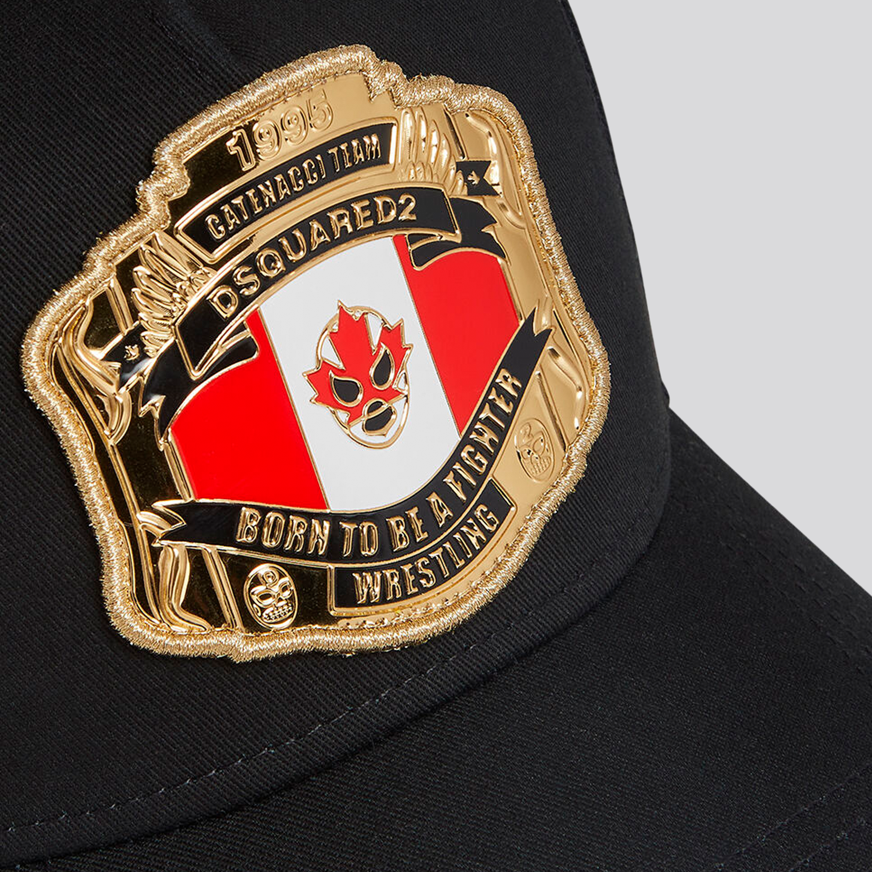 Gorra Negra Dsquared2 Plaque