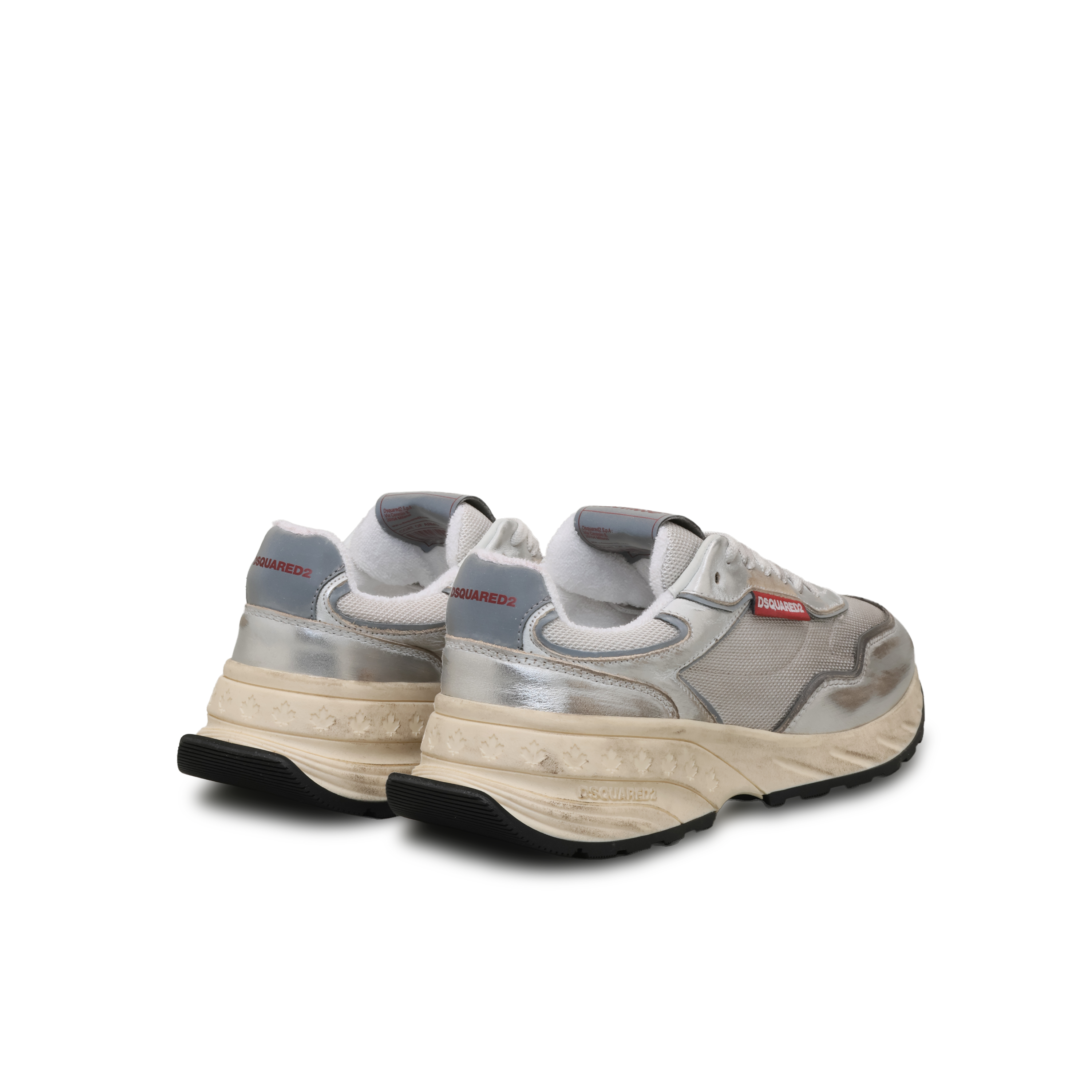 Sneakers Plateados Dsquared2 Vintage
