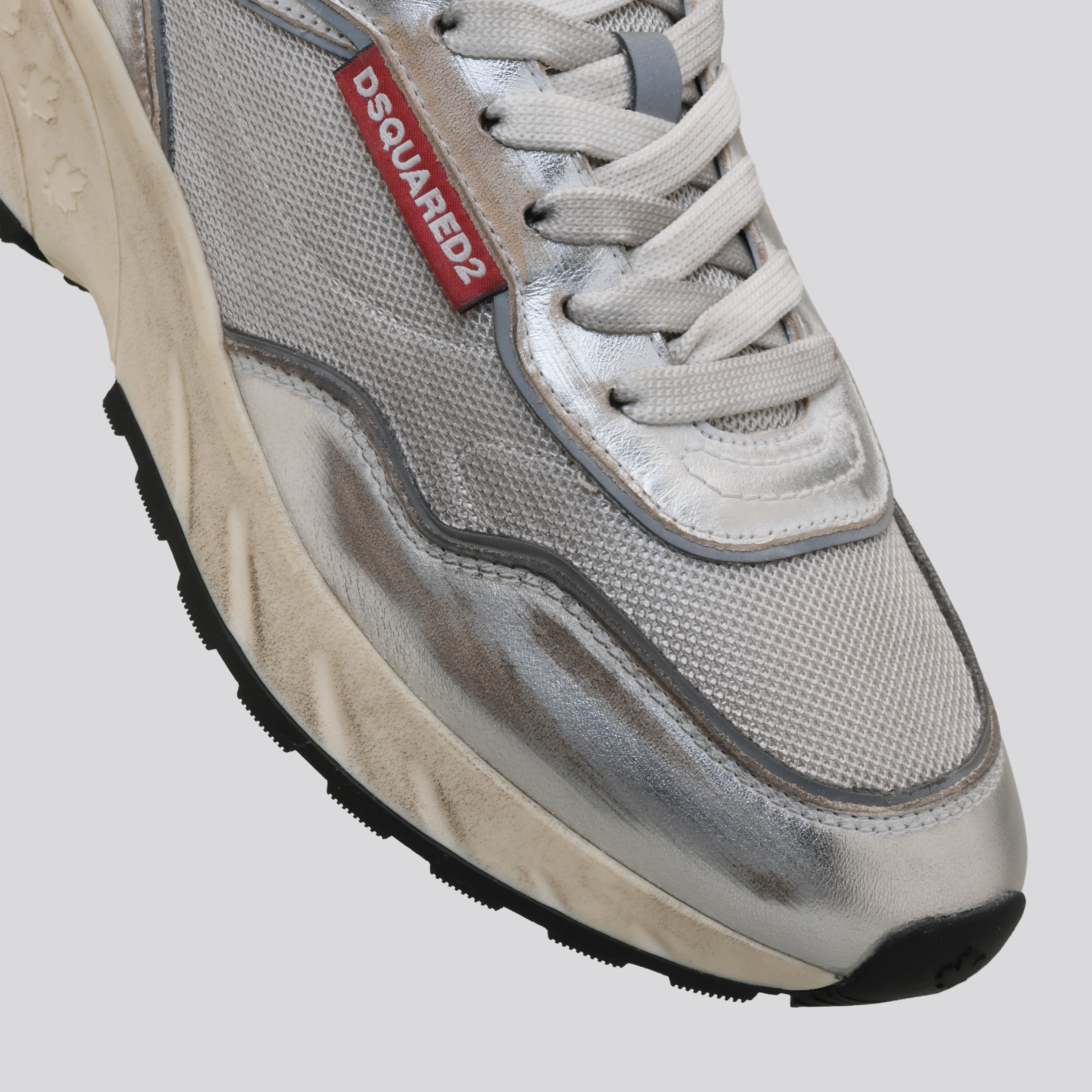 Sneakers Plateados Dsquared2 Vintage
