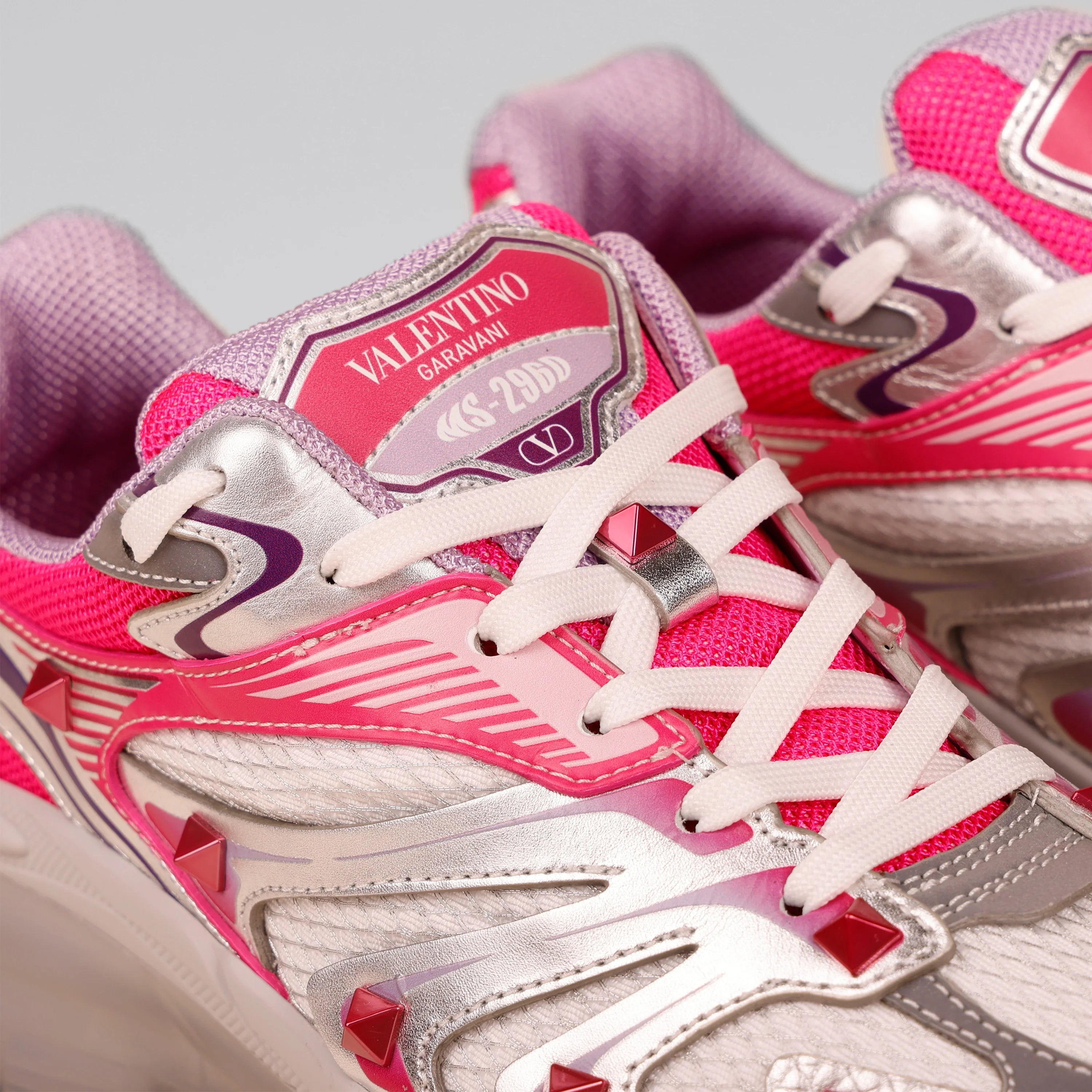 Sneakers Fuchsia Valentino MS- 2960 Rockstuds