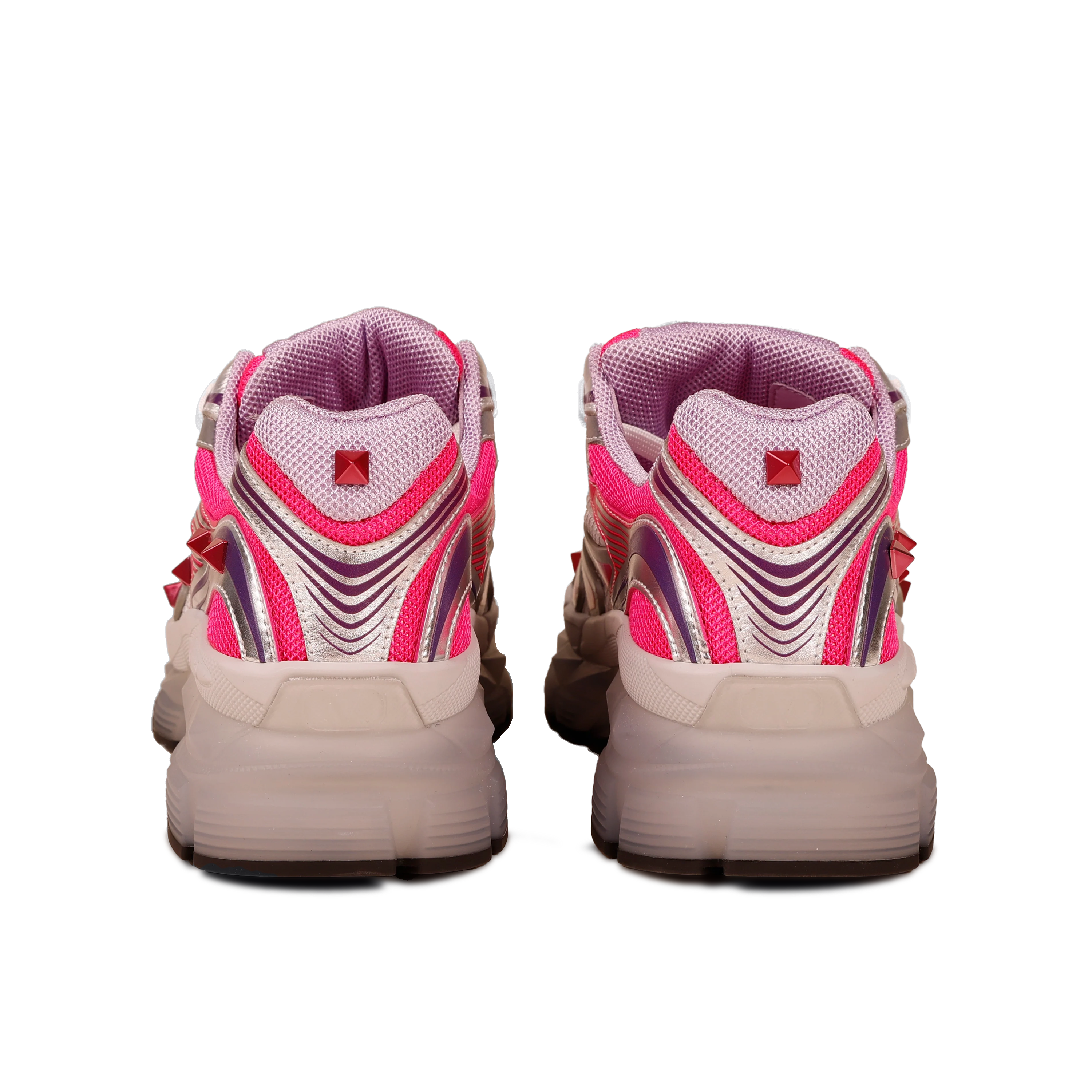 Sneakers Fuchsia Valentino MS- 2960 Rockstuds