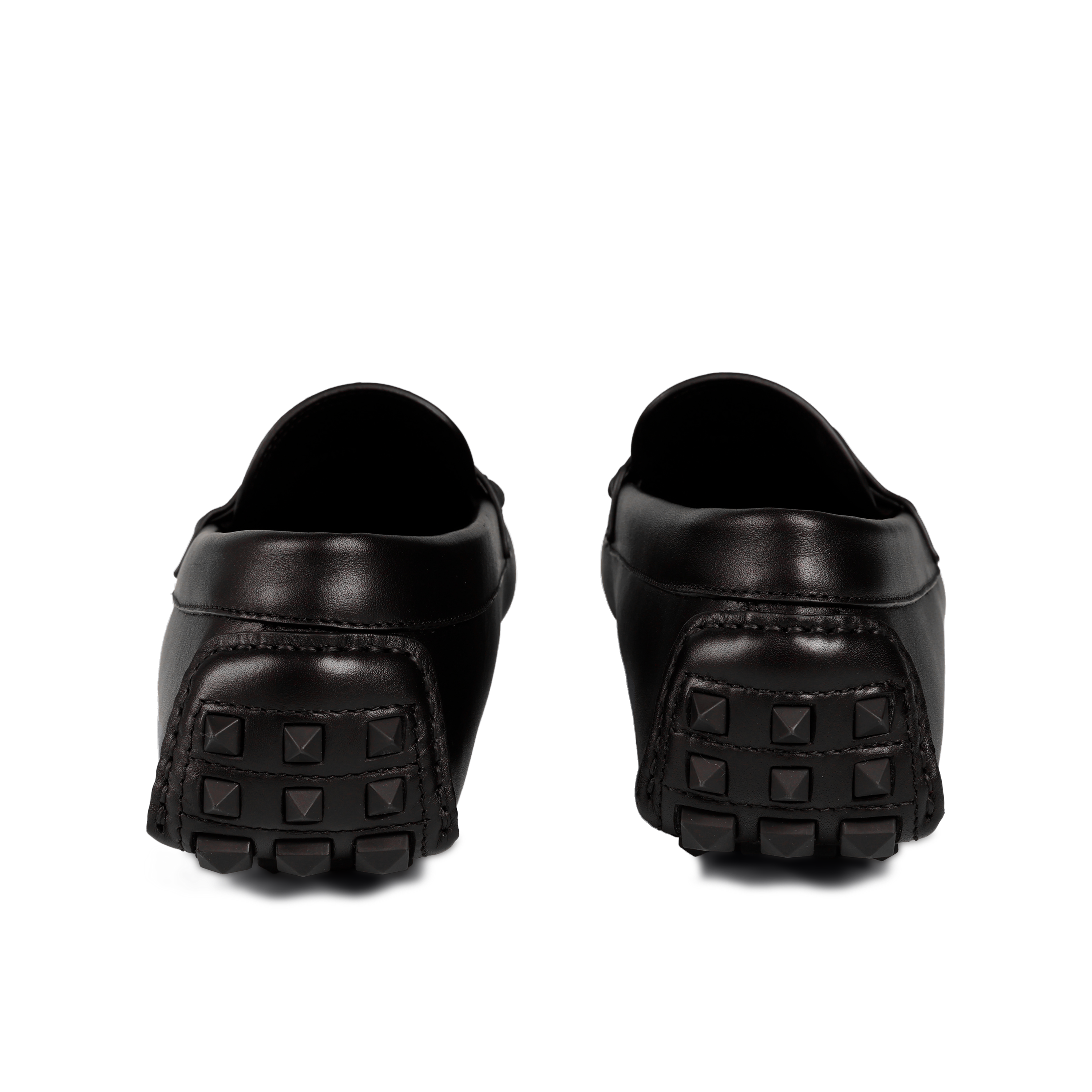 Mocasines Negros Valentino One Stud