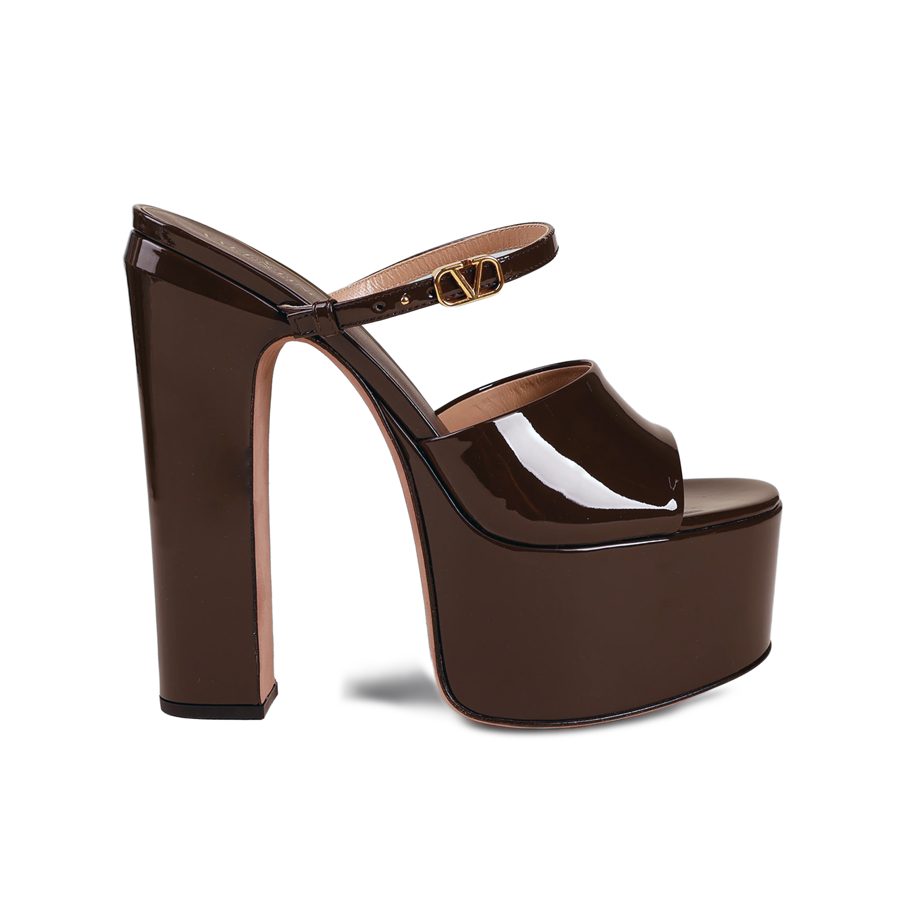 Tacones Dark Noisette Valentino Tan-go