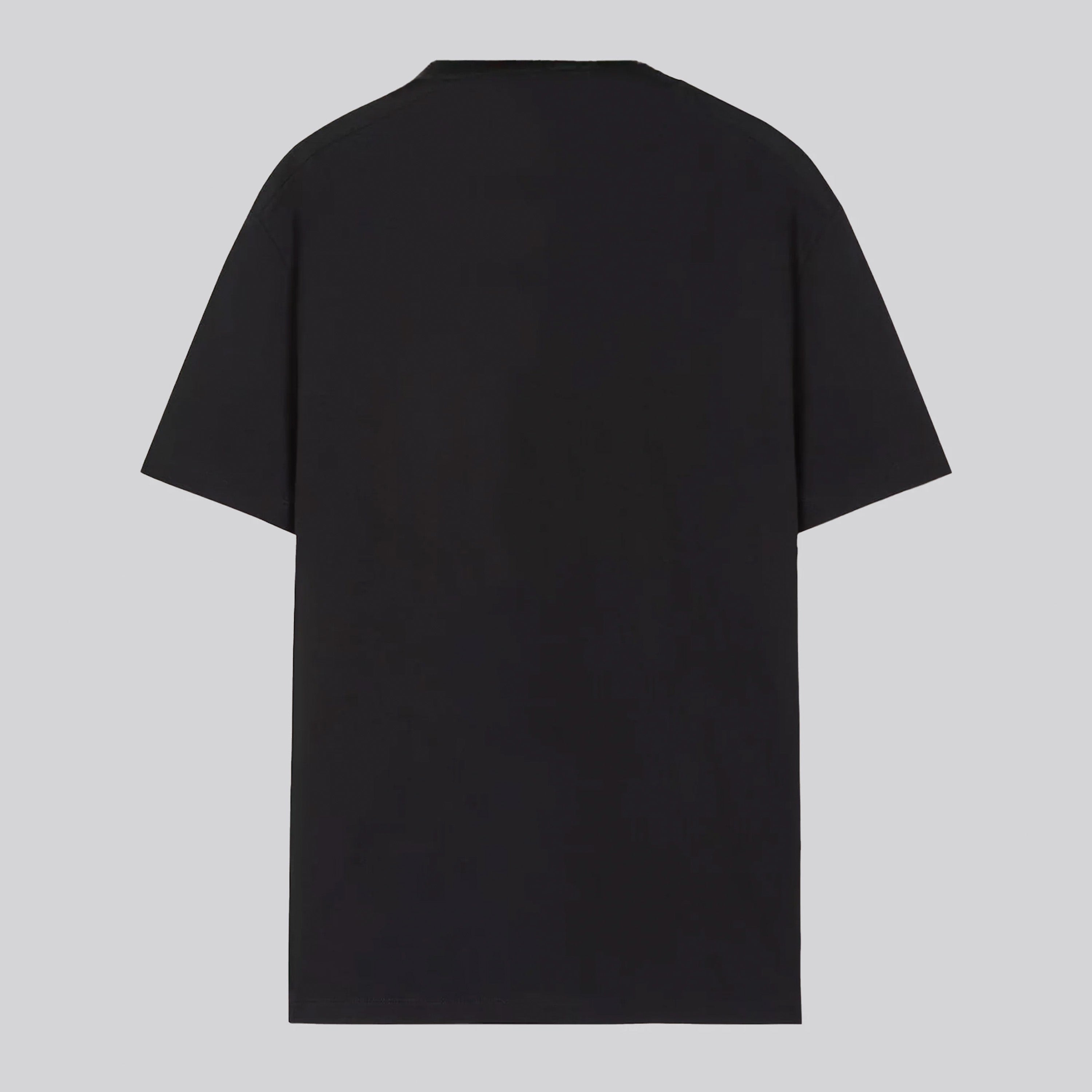 Camiseta Negra Versace Medusa Crystal