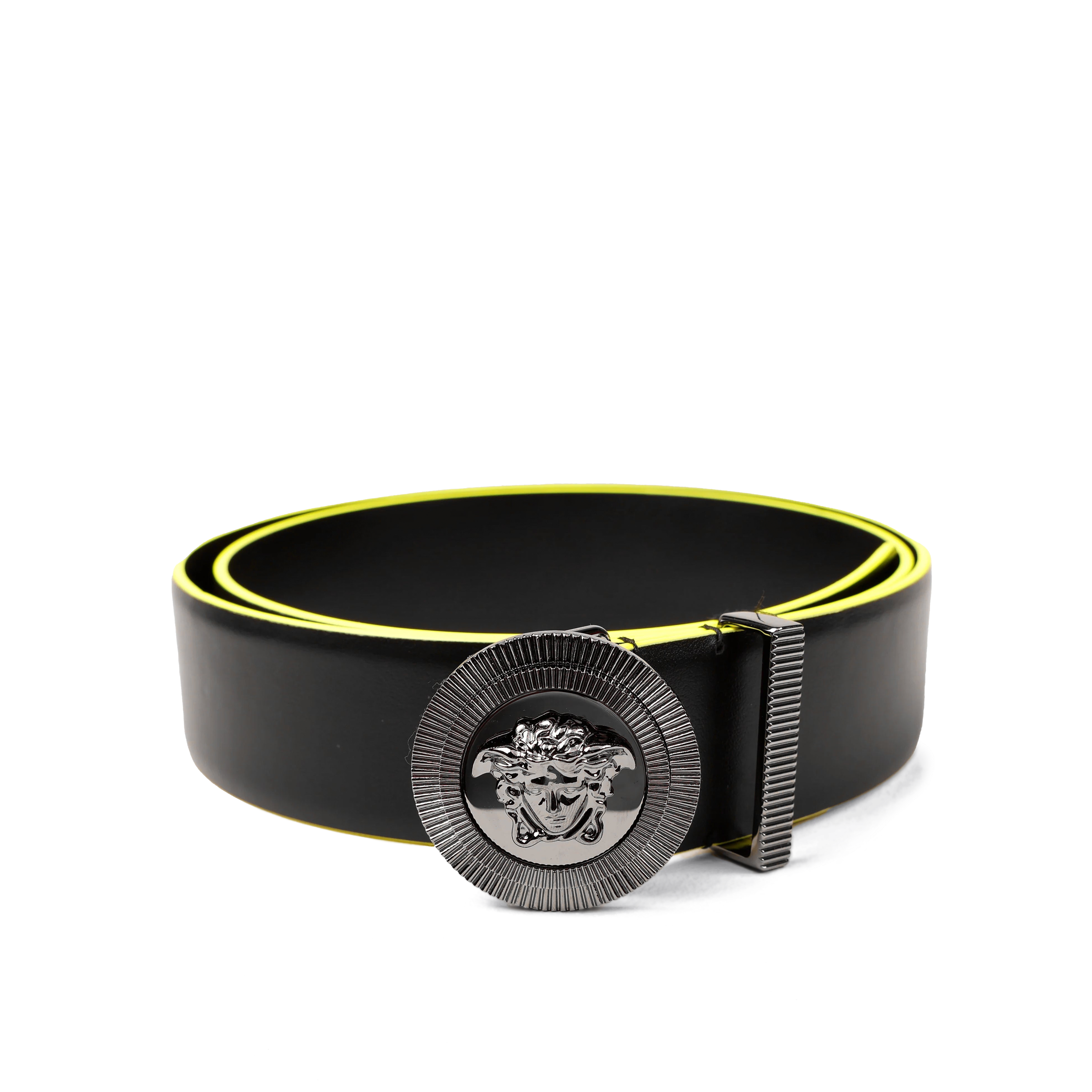 Cinturón Negro Versace Medusa