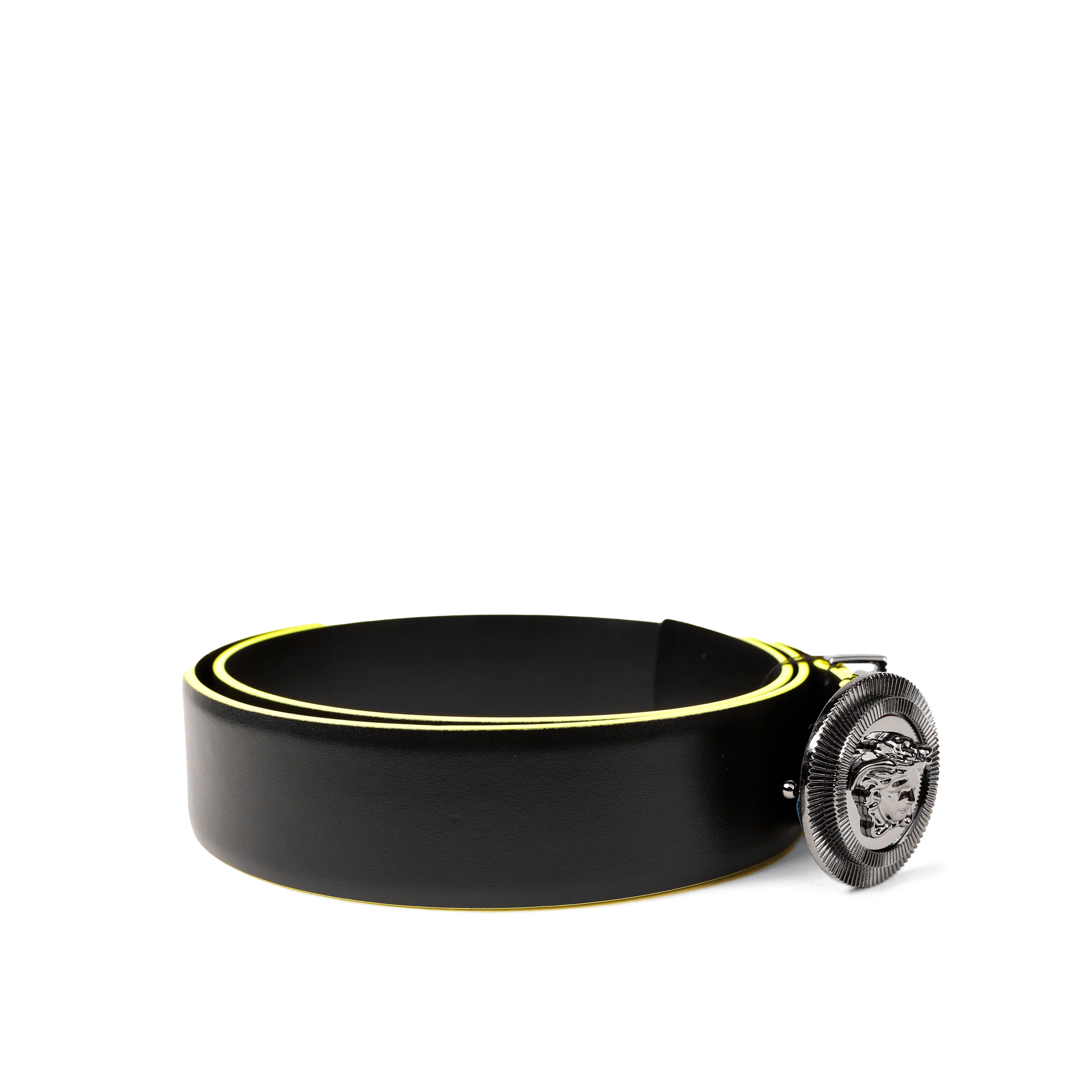 Cinturón Negro Versace Medusa