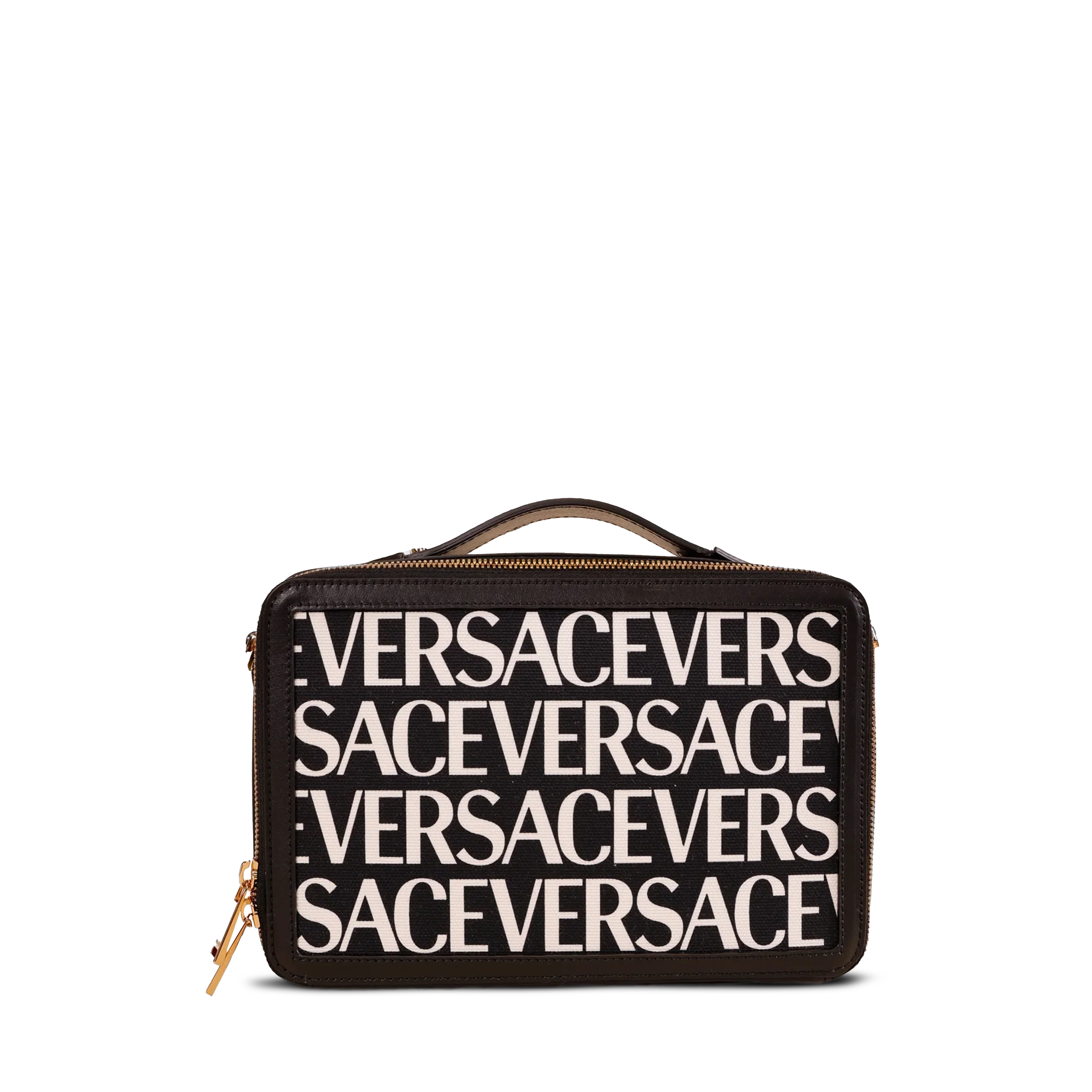 Bolso Negro Versace La Greca Signature