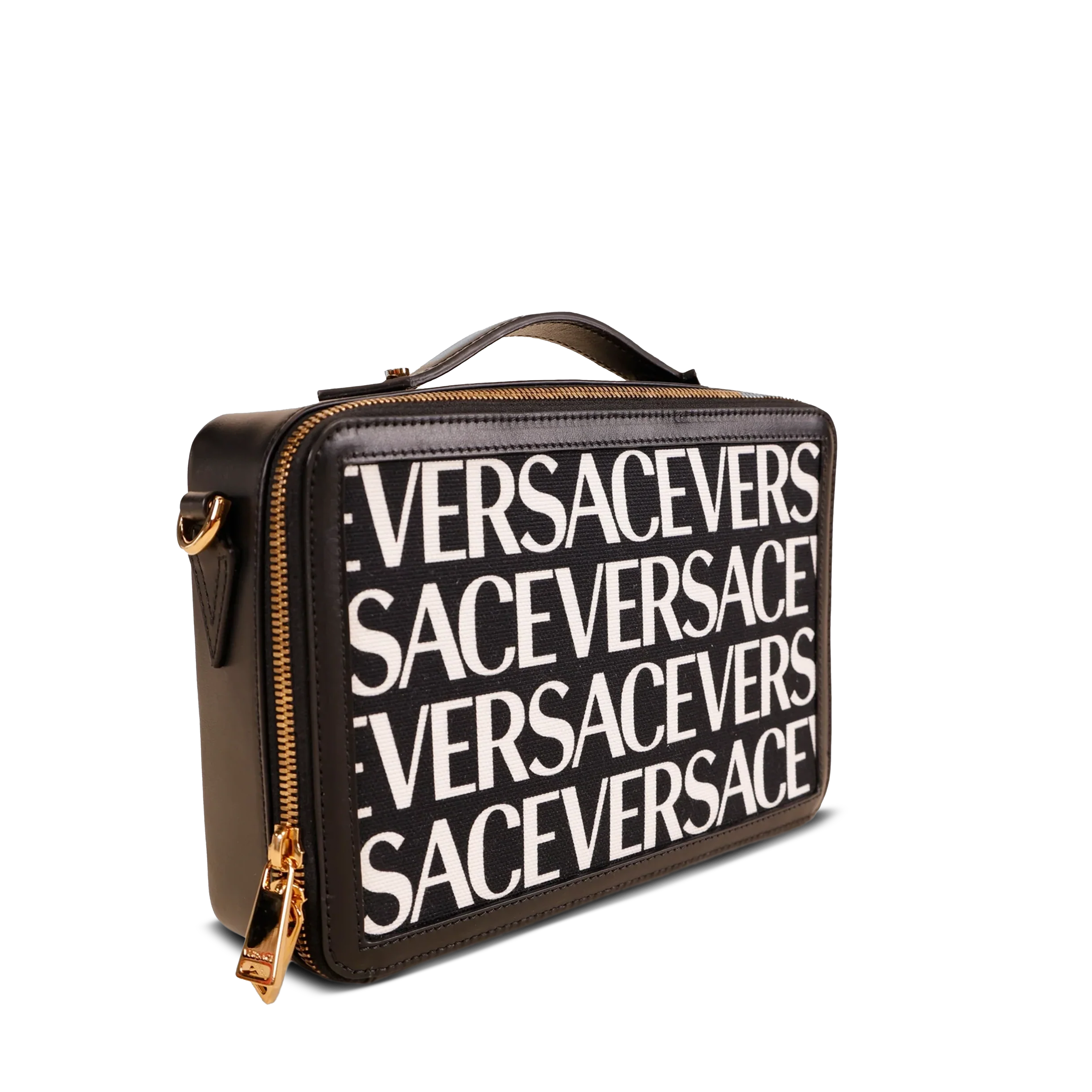 Bolso Negro Versace La Greca Signature