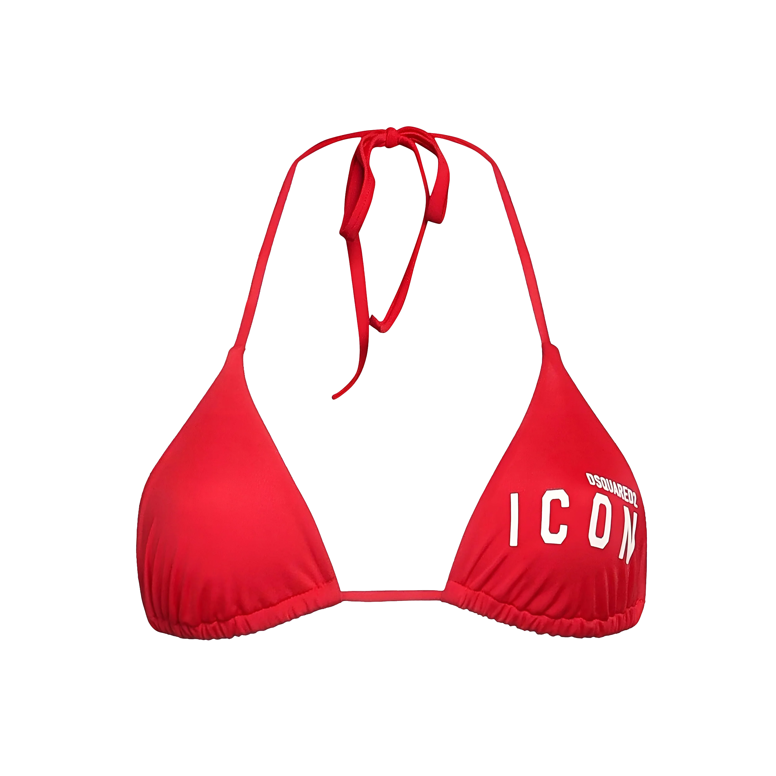 Bikini Top Con Icono Rojo De Dsquared2